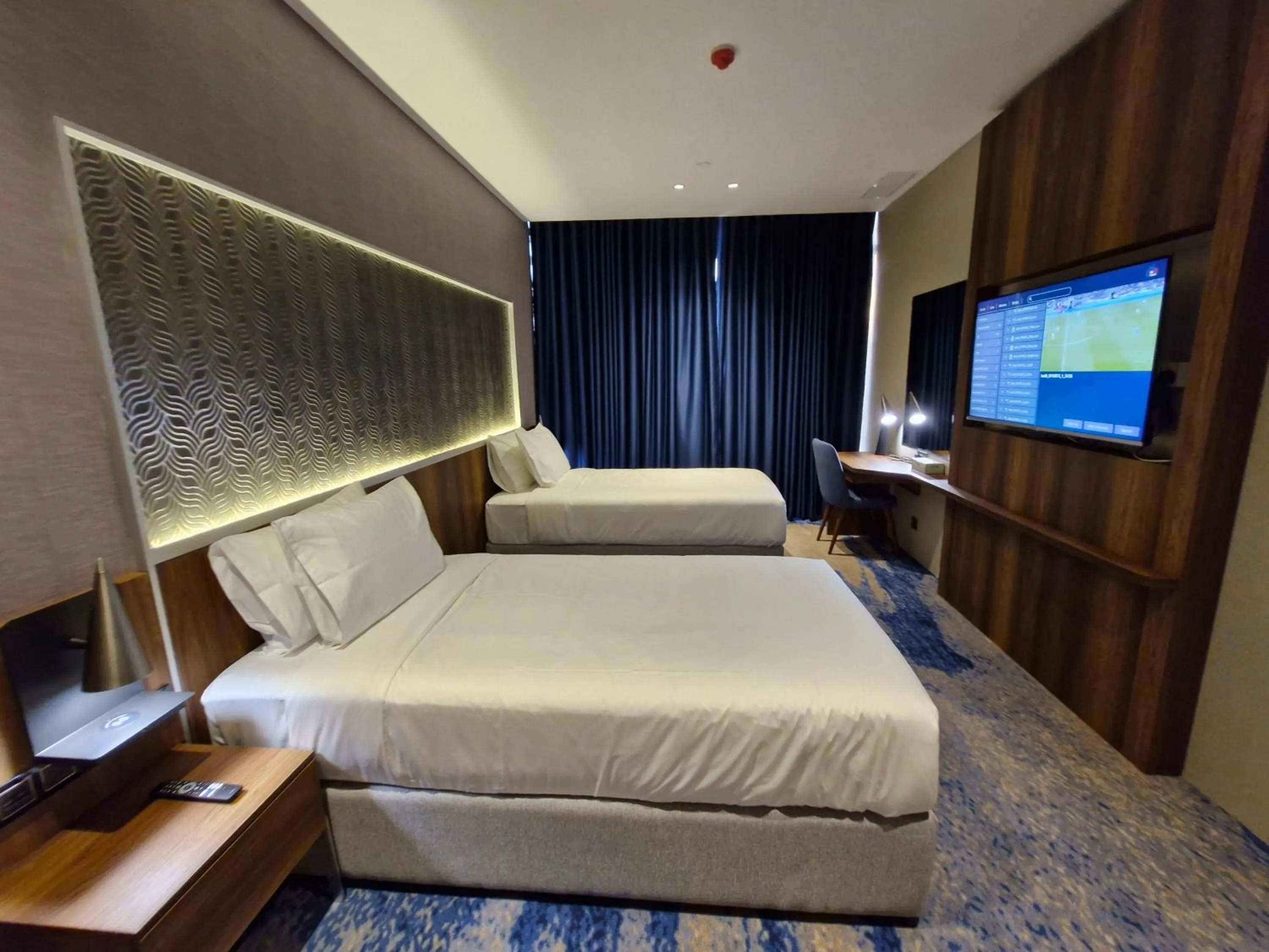 Bed in Ocean View Hotel Kuwait