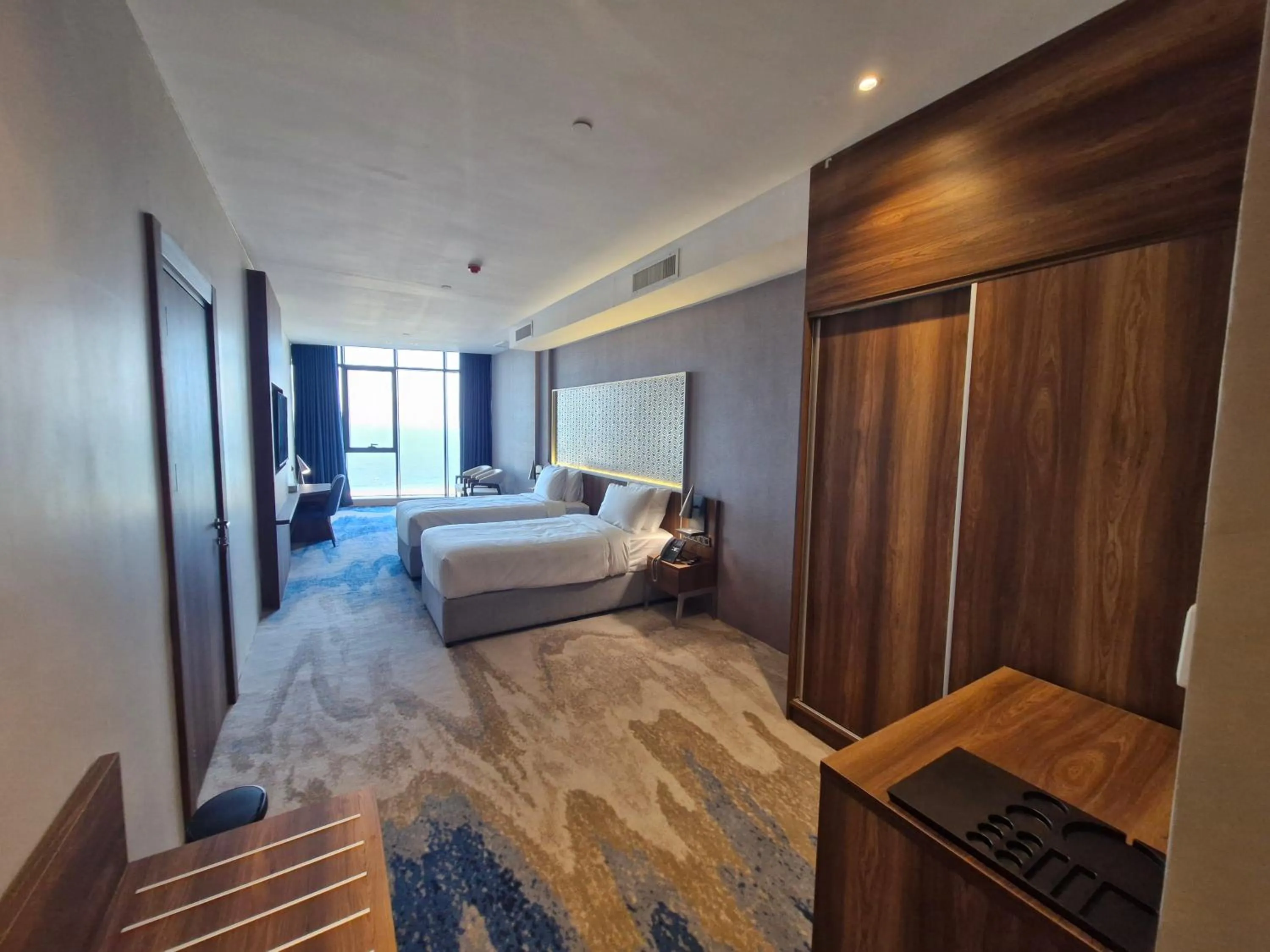 Bed in Ocean View Hotel Kuwait