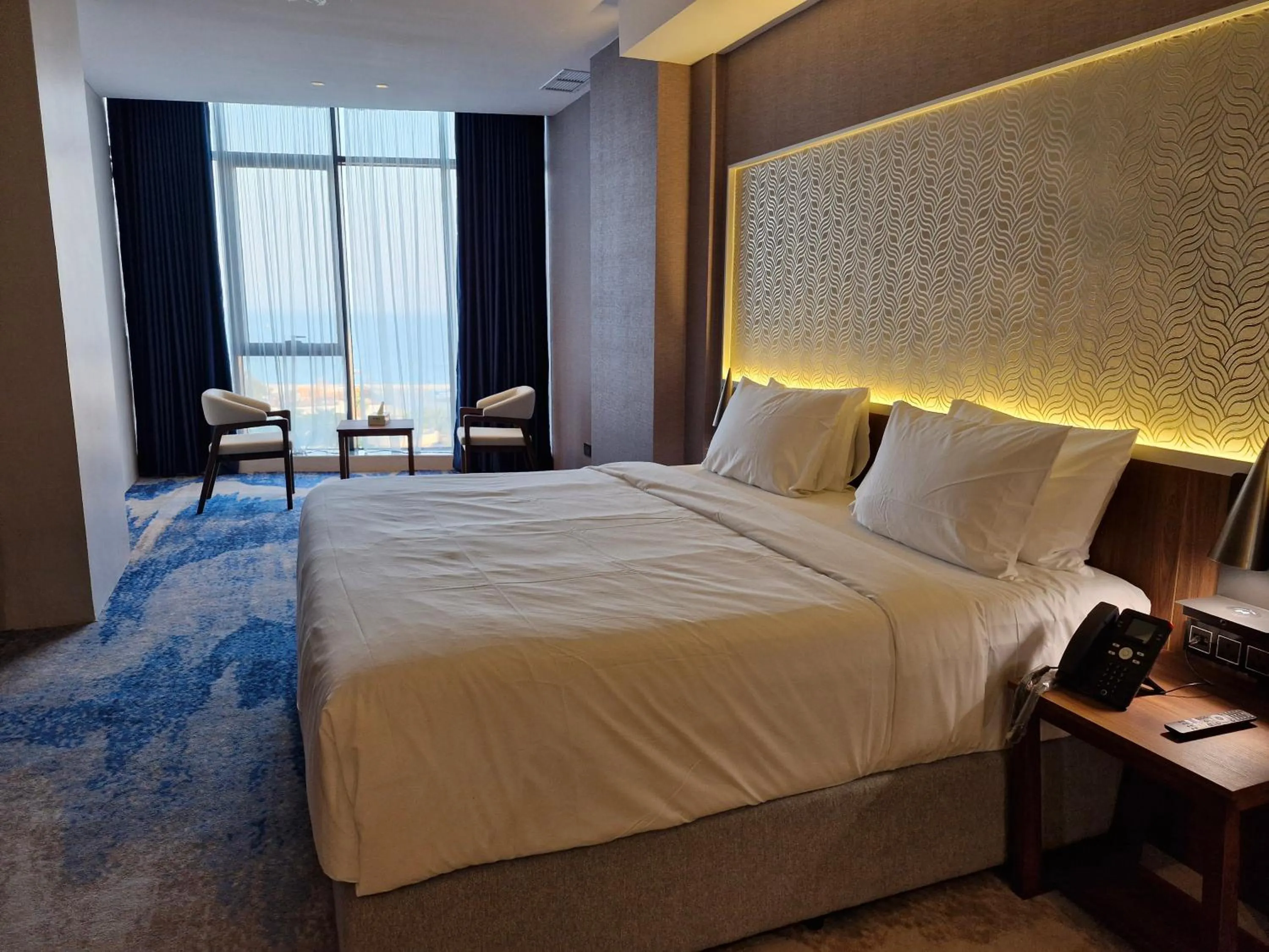 Bed in Ocean View Hotel Kuwait