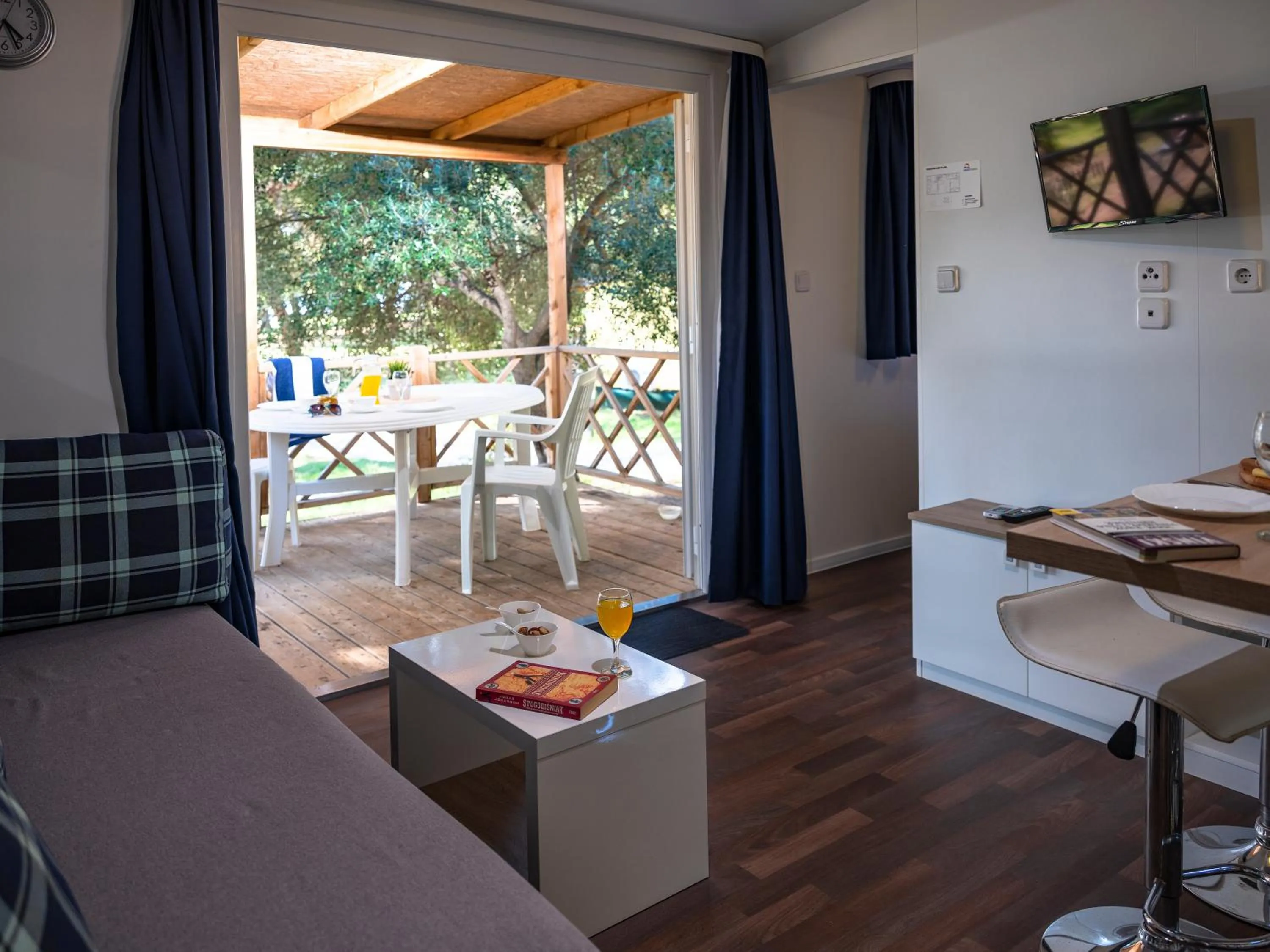 Seating area in Mobile Homes Camp Pineta - Adriatic Kampovi