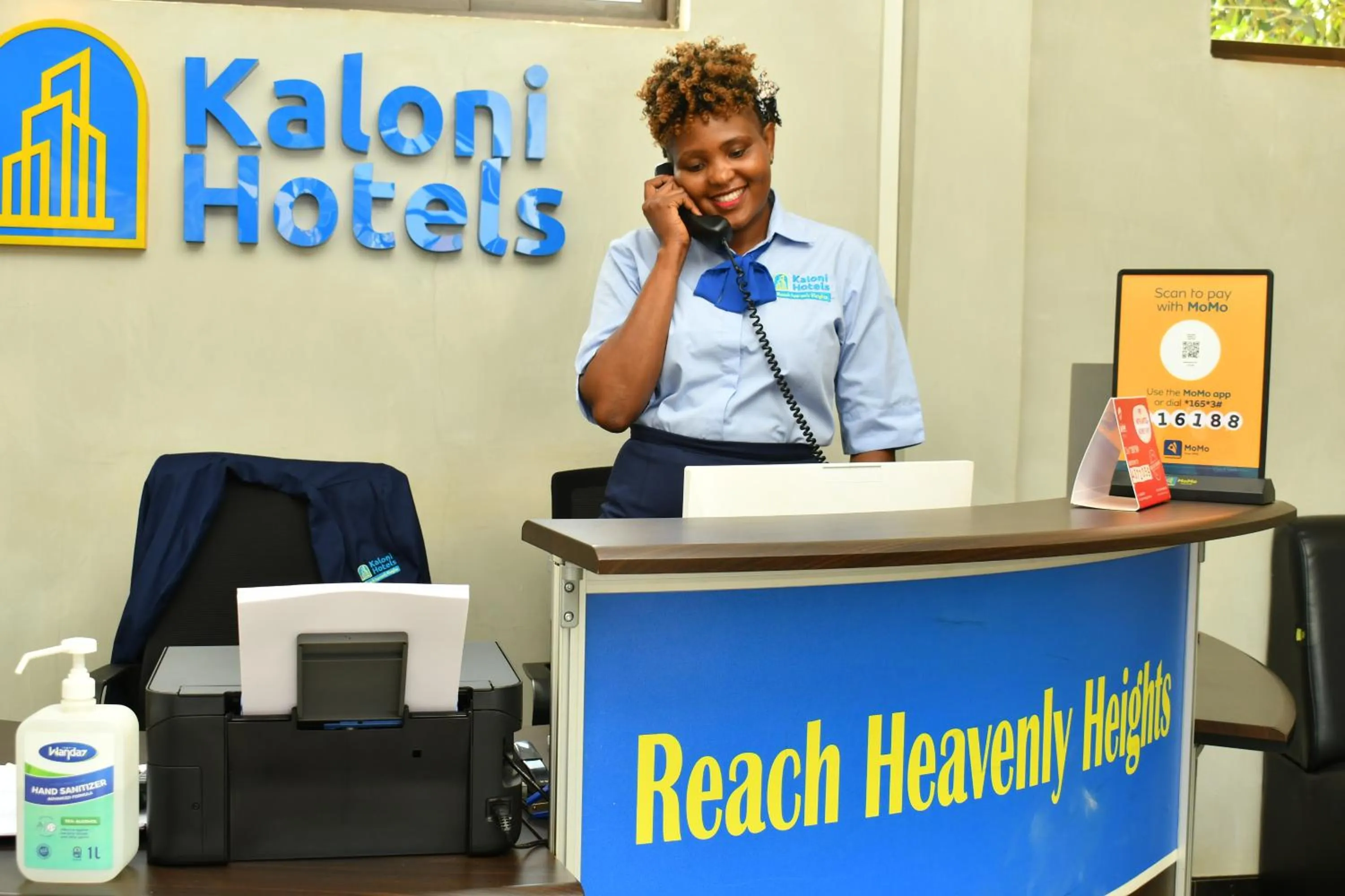 Lobby or reception in Kaloni Hotels