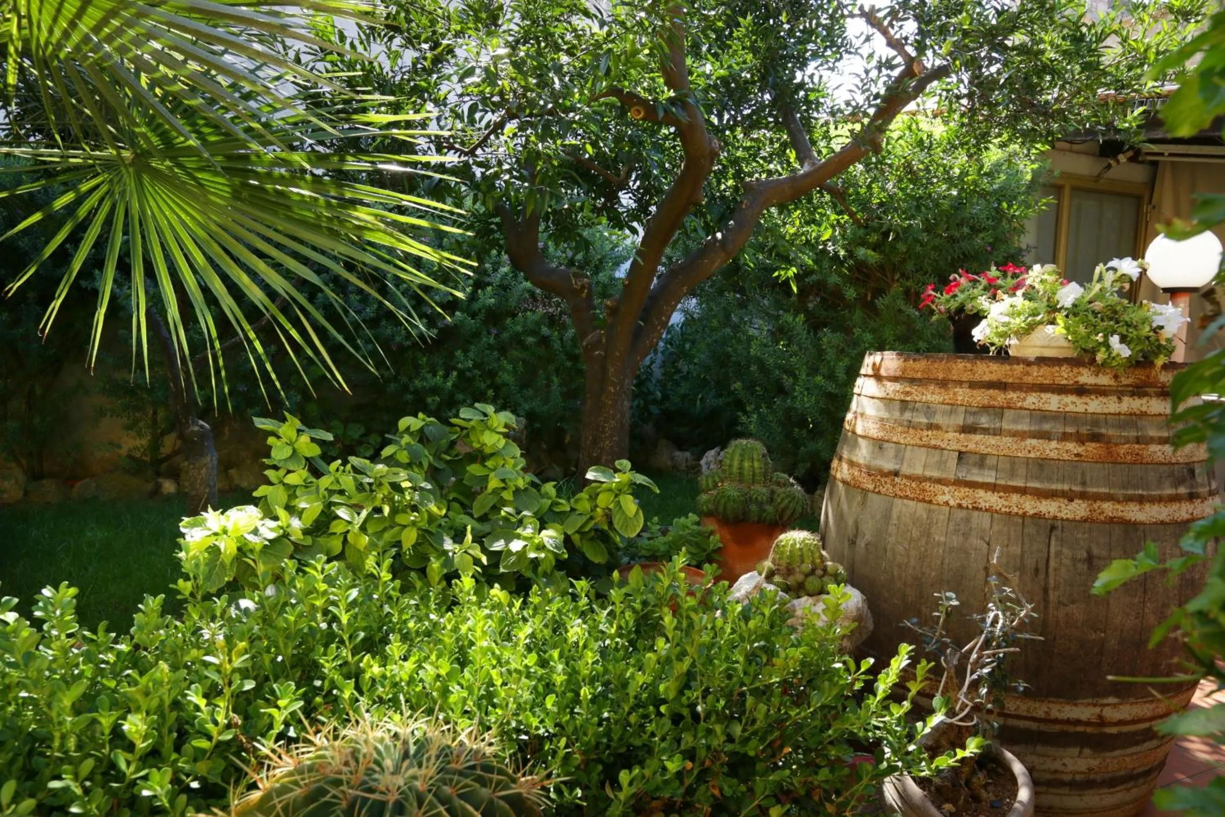 Garden in B&B La Villa