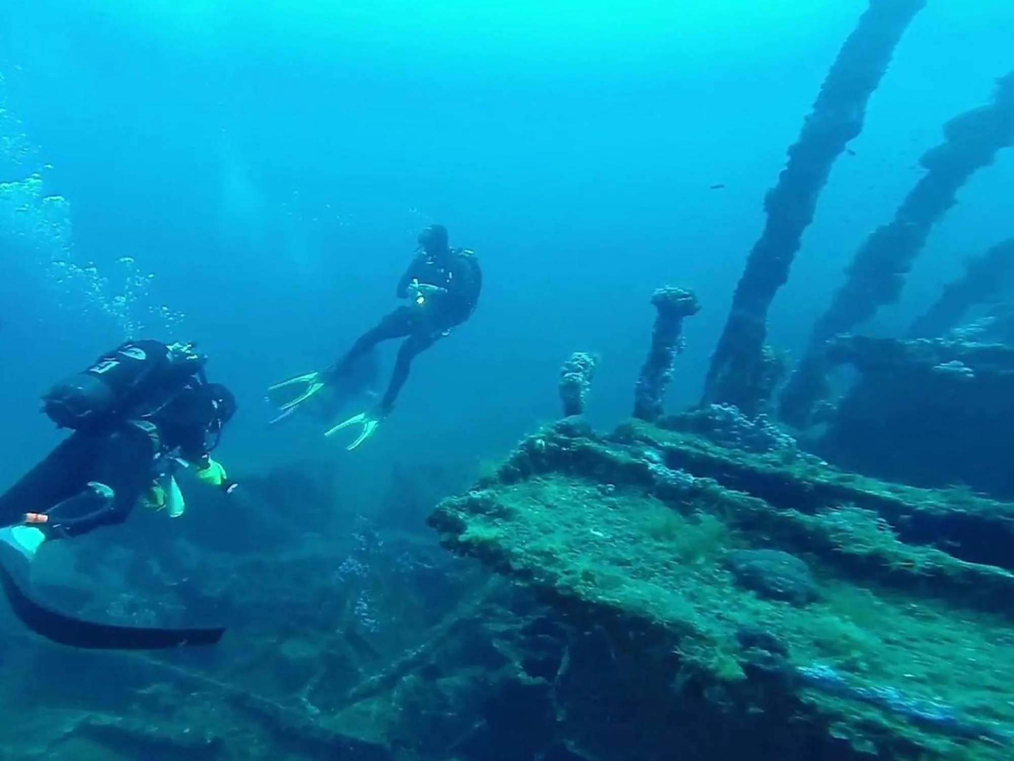 Diving in B&B La Villa