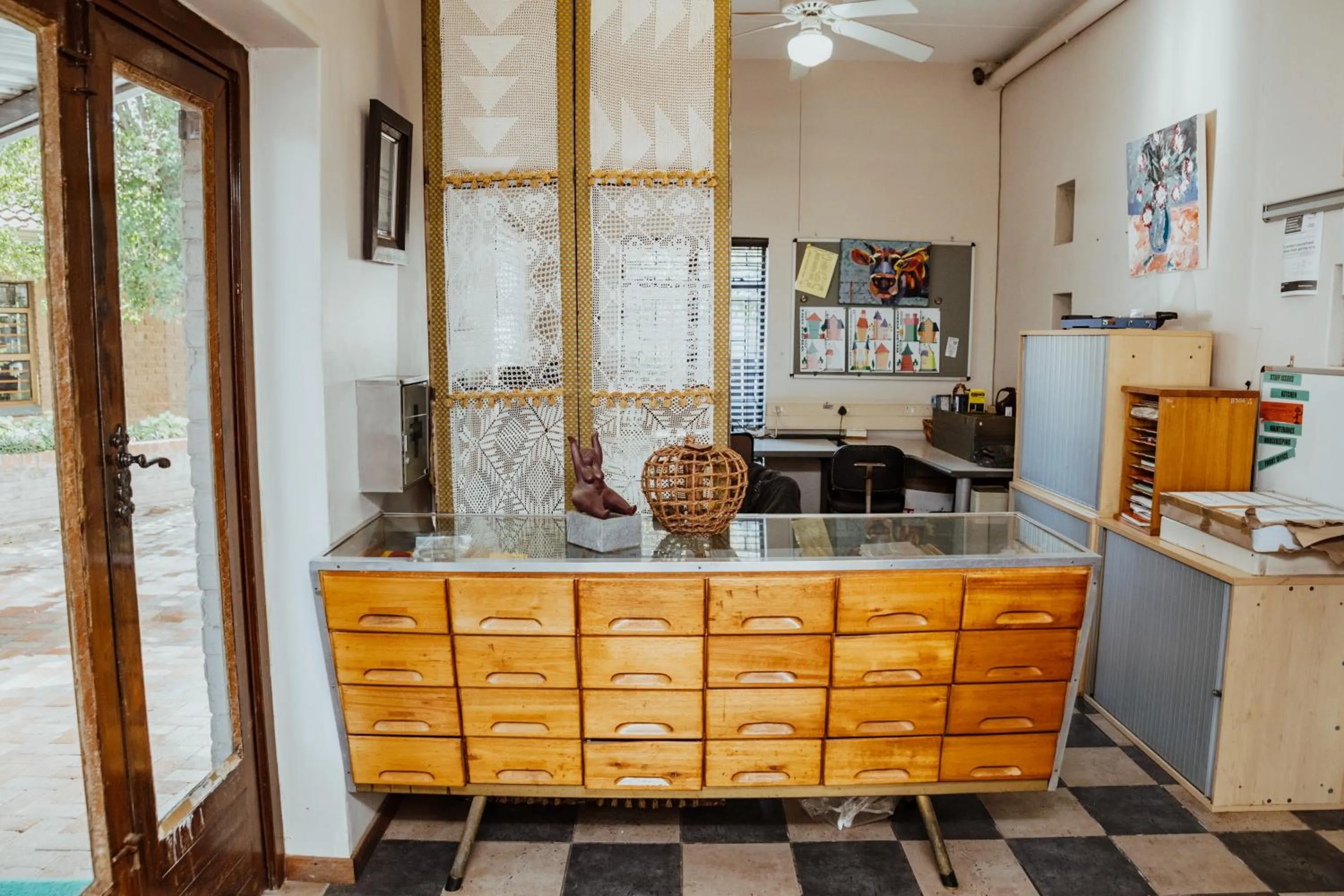 Lobby or reception in Ons Dorpshuis Guesthouse