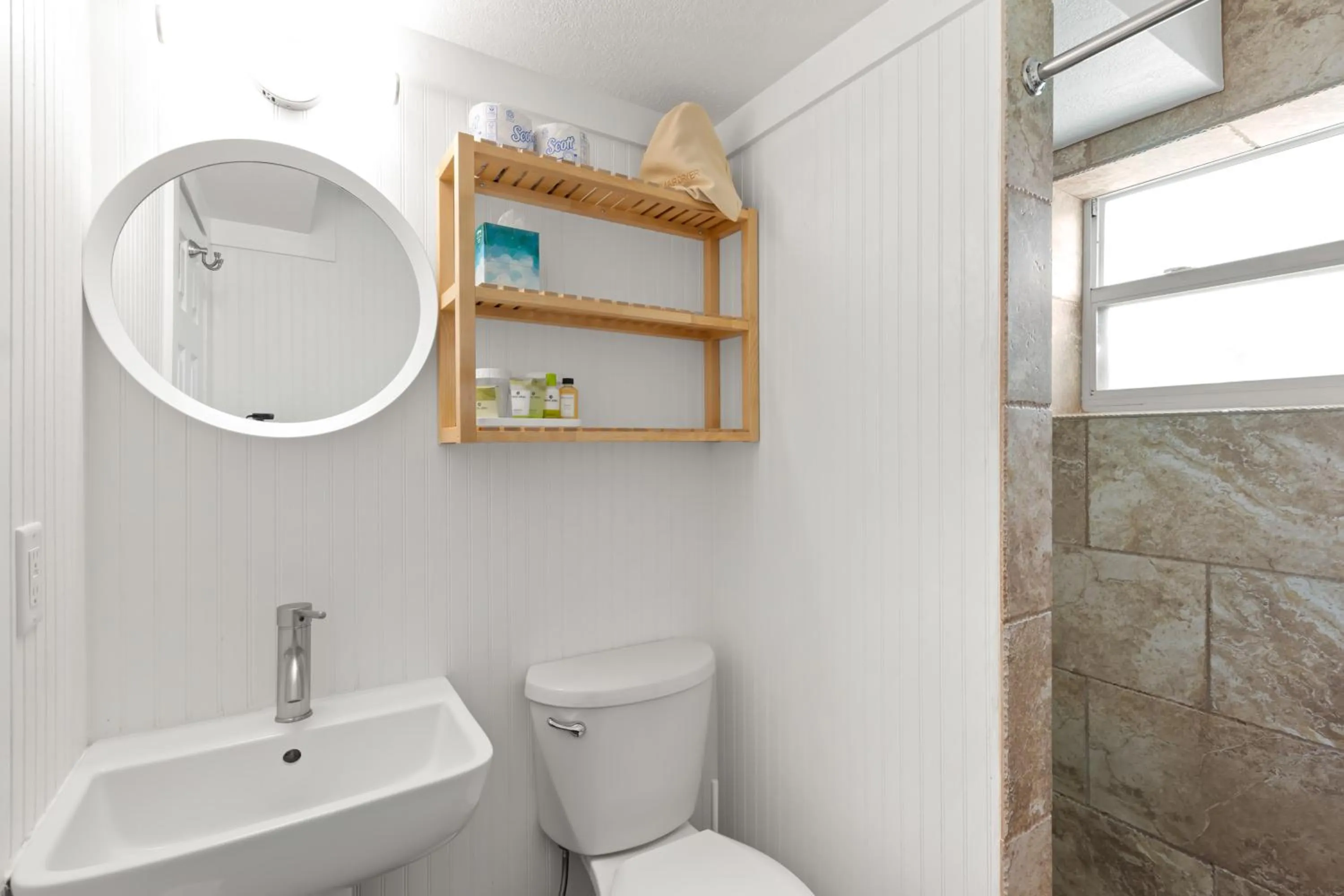 Bathroom in Inn on the Beach