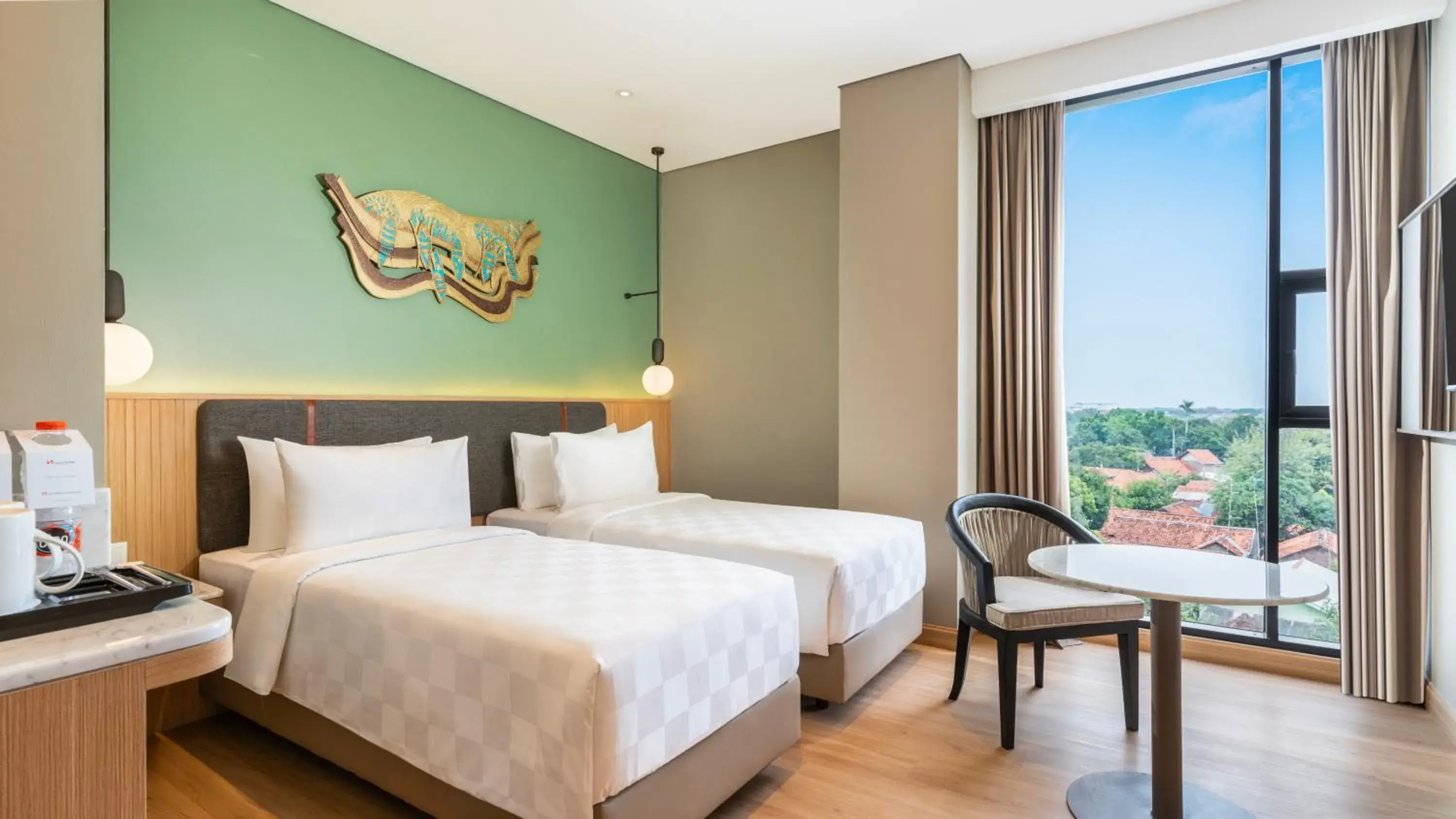 Superior Twin Room in Swiss-Belinn Indramayu Superior Twin Room in Swiss-Belinn Indramayu