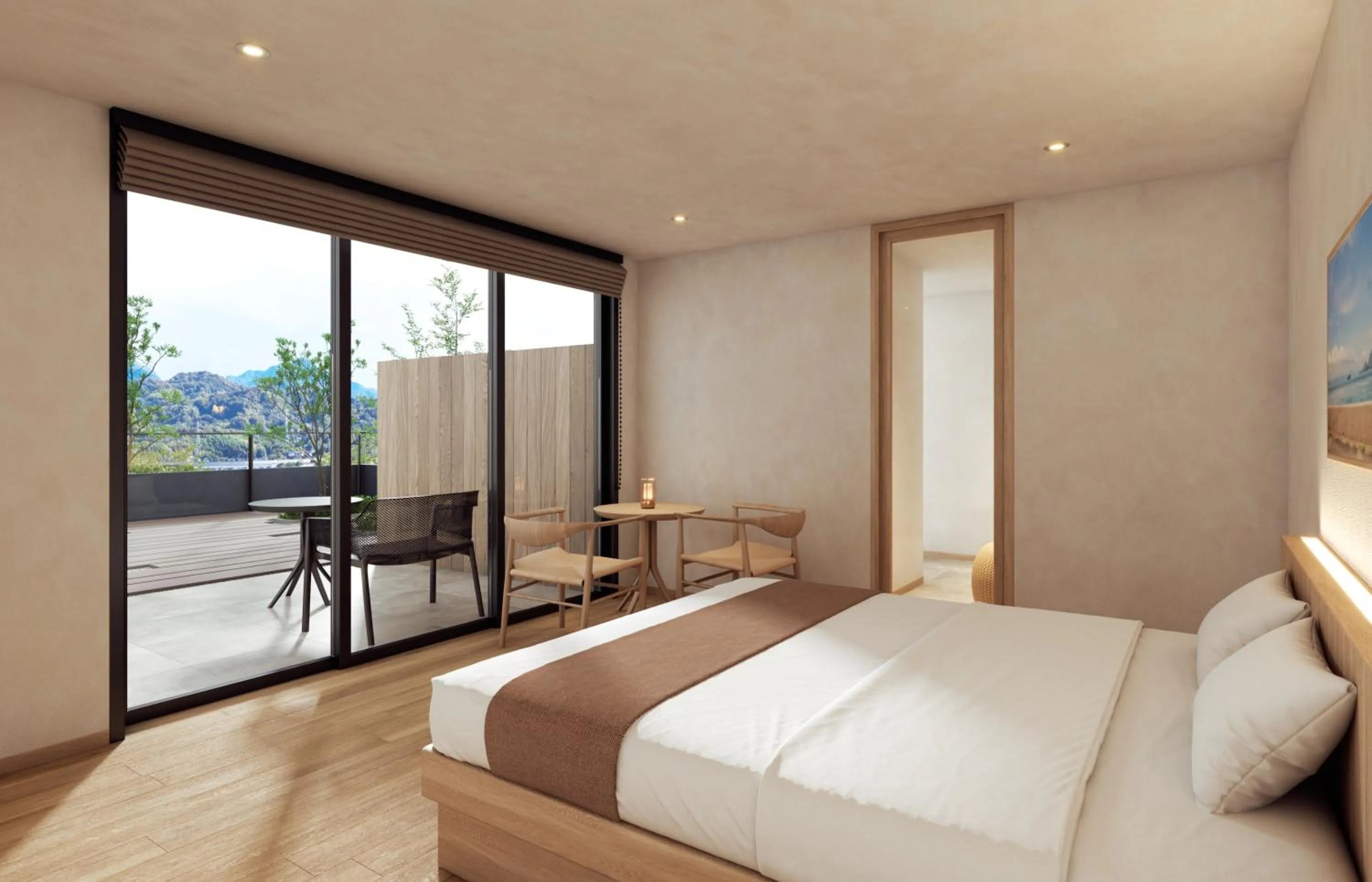 Photo of the whole room, Bed in Onomichi Club