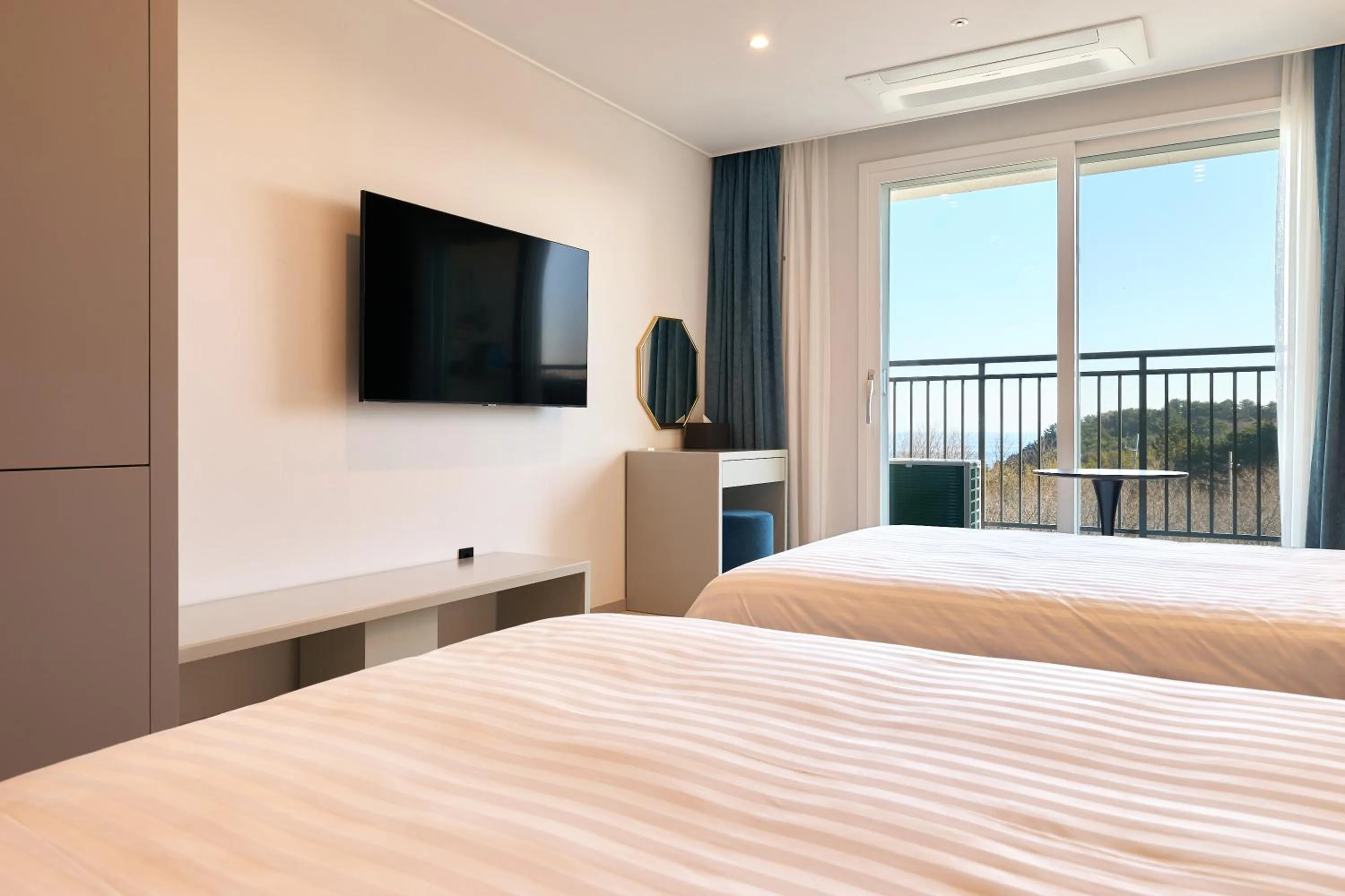 Bed in Hotel Sollavue