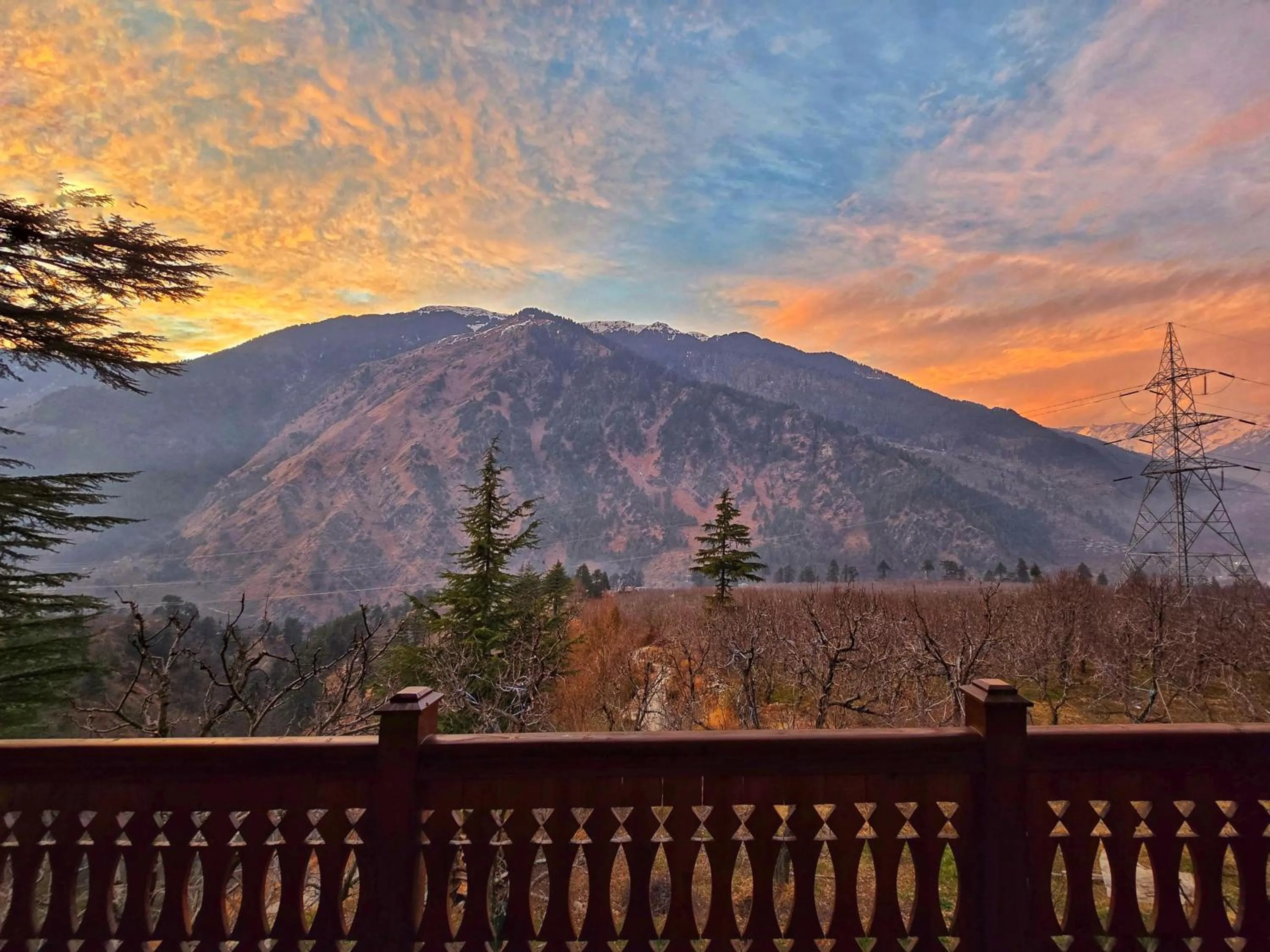 Natural landscape in Hygge Home Manali