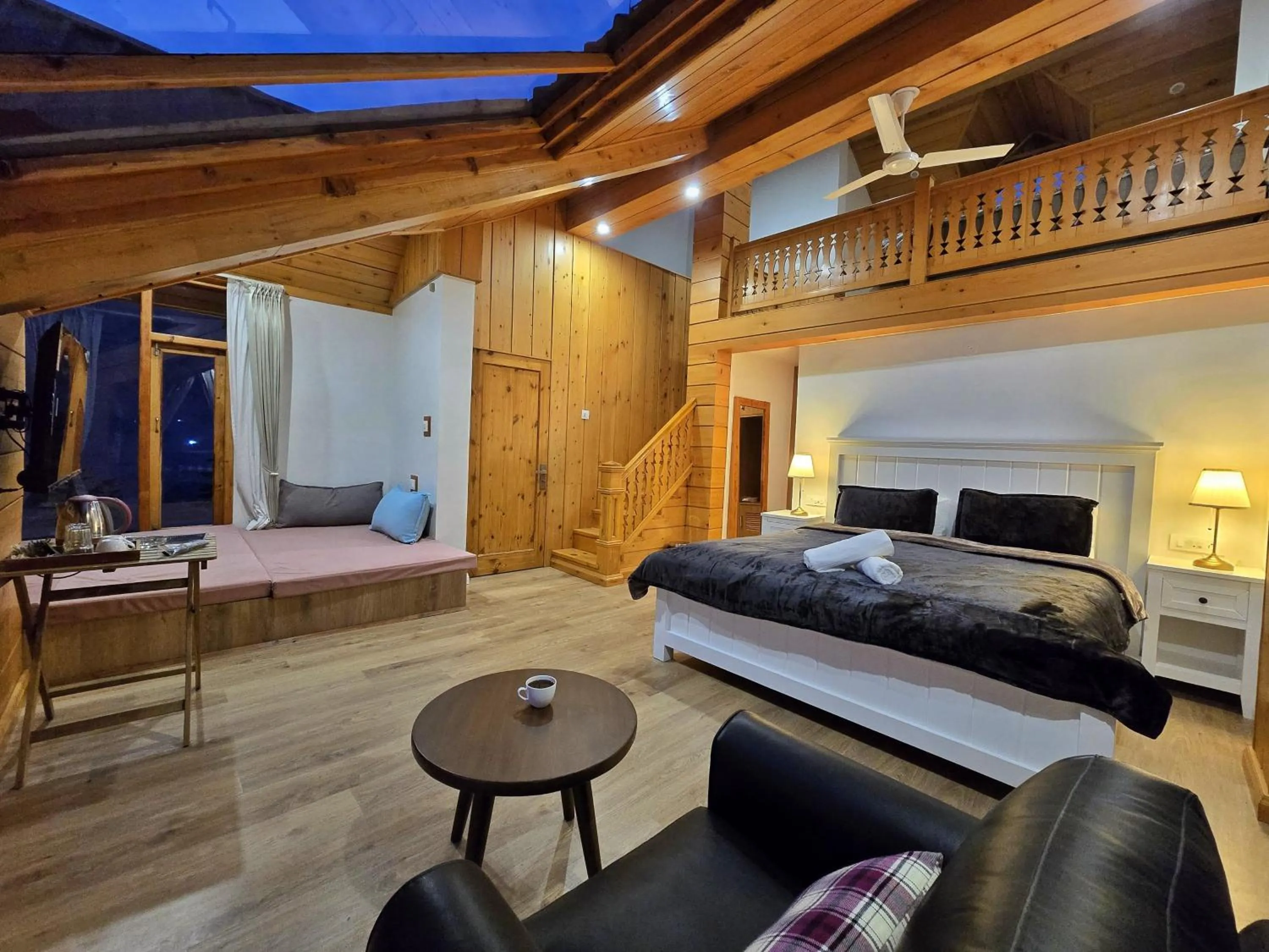 Bed in Hygge Home Manali