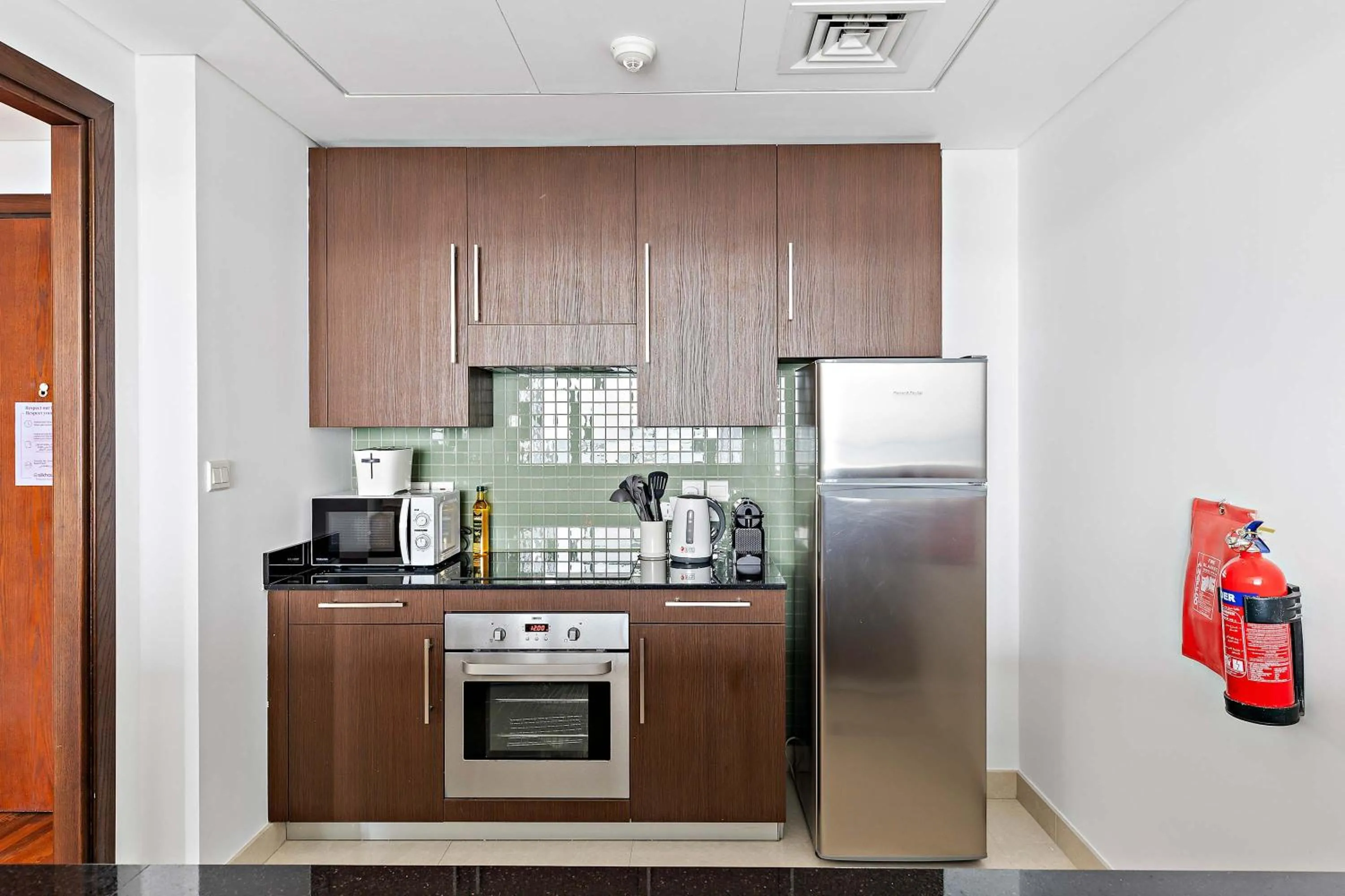 Kitchen or kitchenette in Silkhaus Burj Khalifa & Zaabeel View in Burj Daman