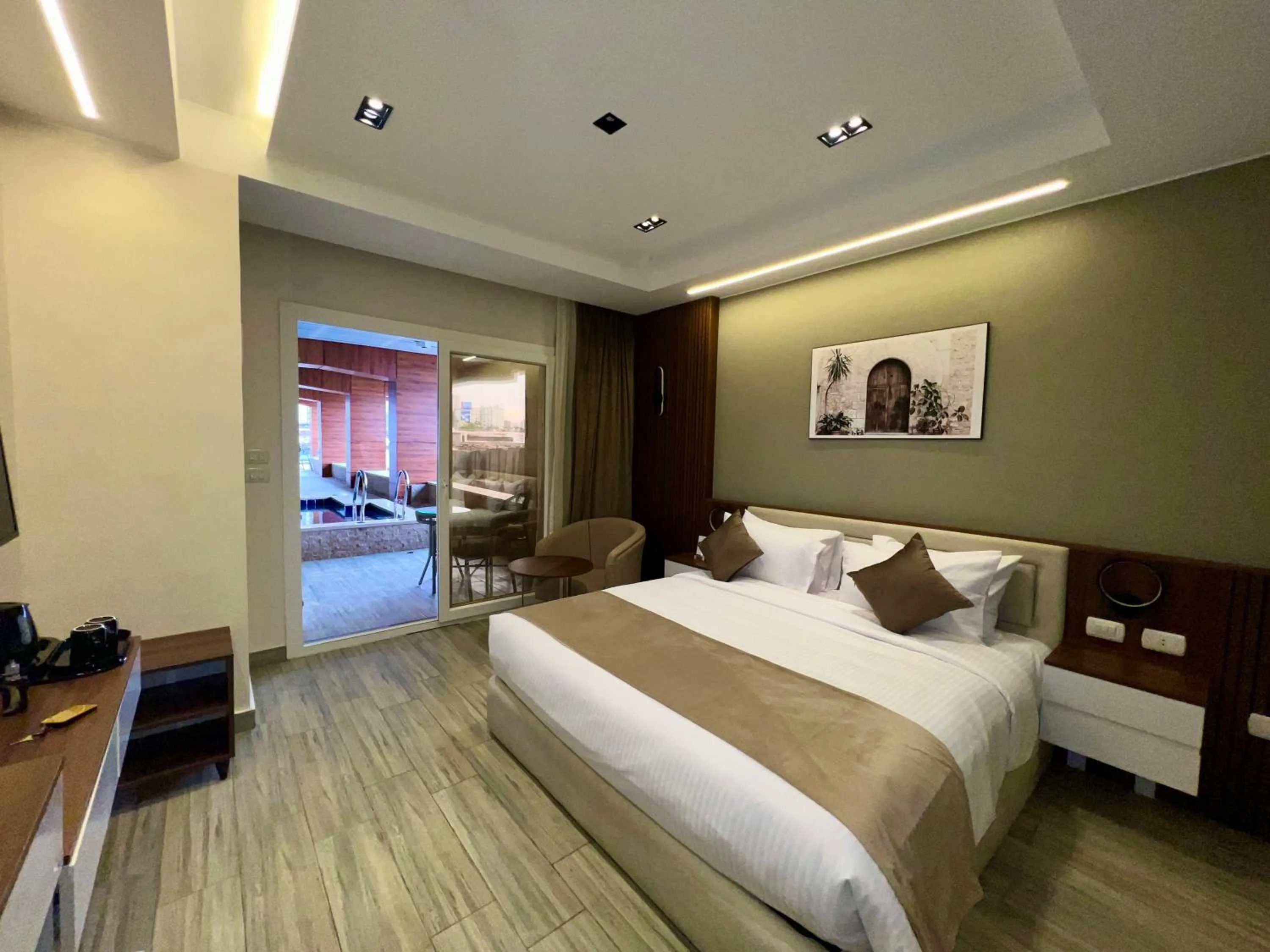 Photo of the whole room, Bed in XU San Stefano Hotel Alexandria