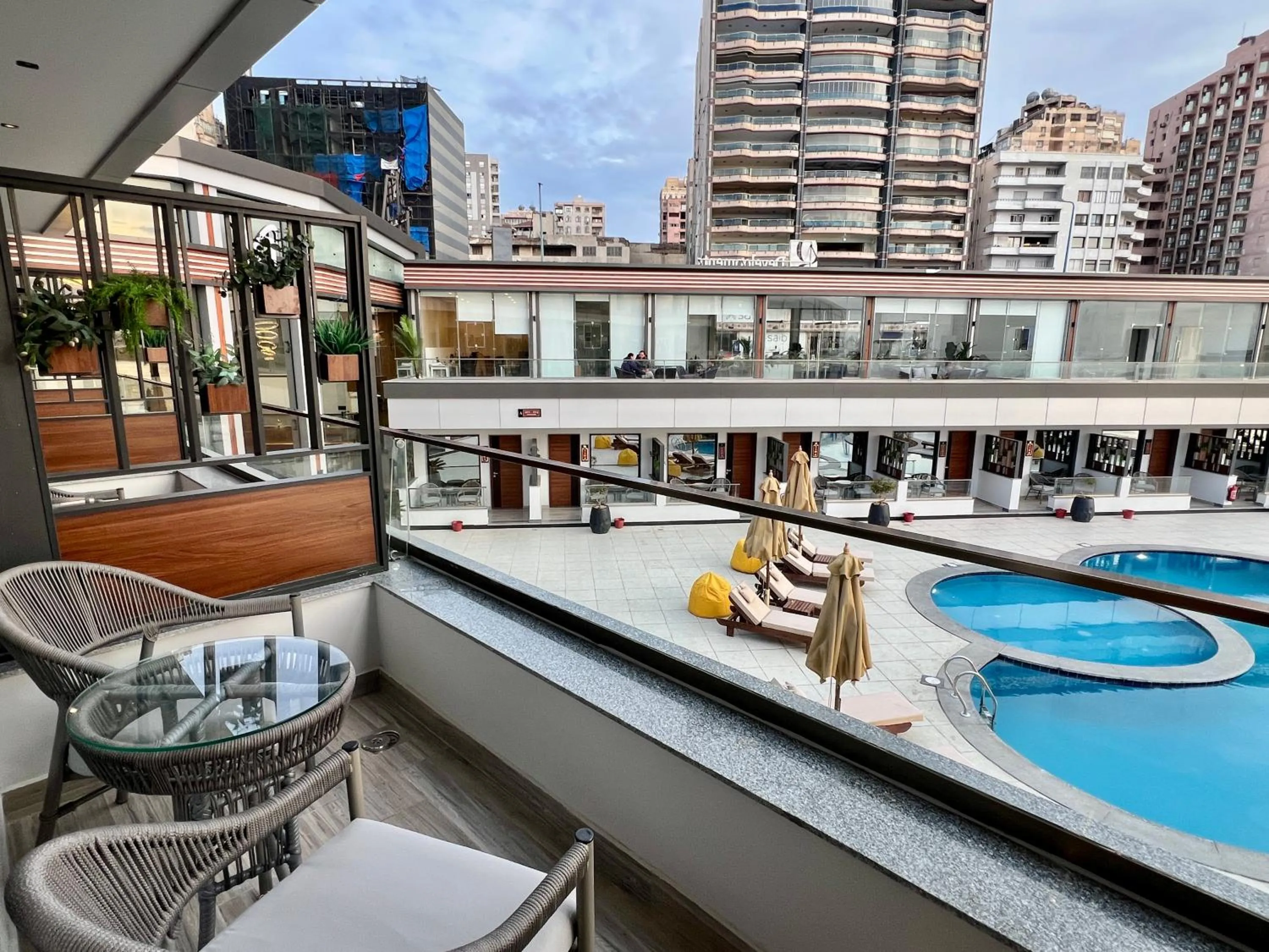 Balcony/Terrace in XU San Stefano Hotel Alexandria
