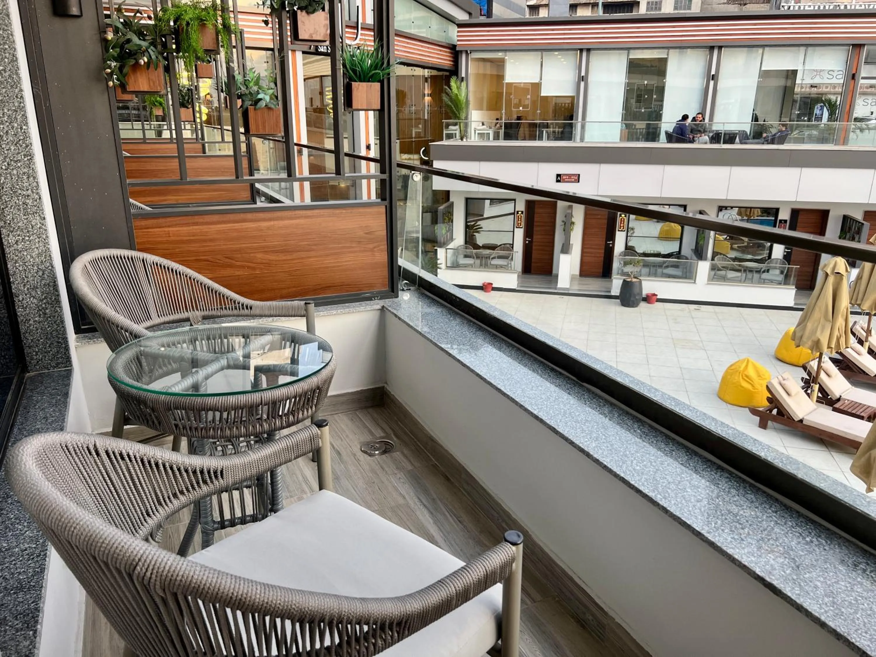 Balcony/Terrace in XU San Stefano Hotel Alexandria