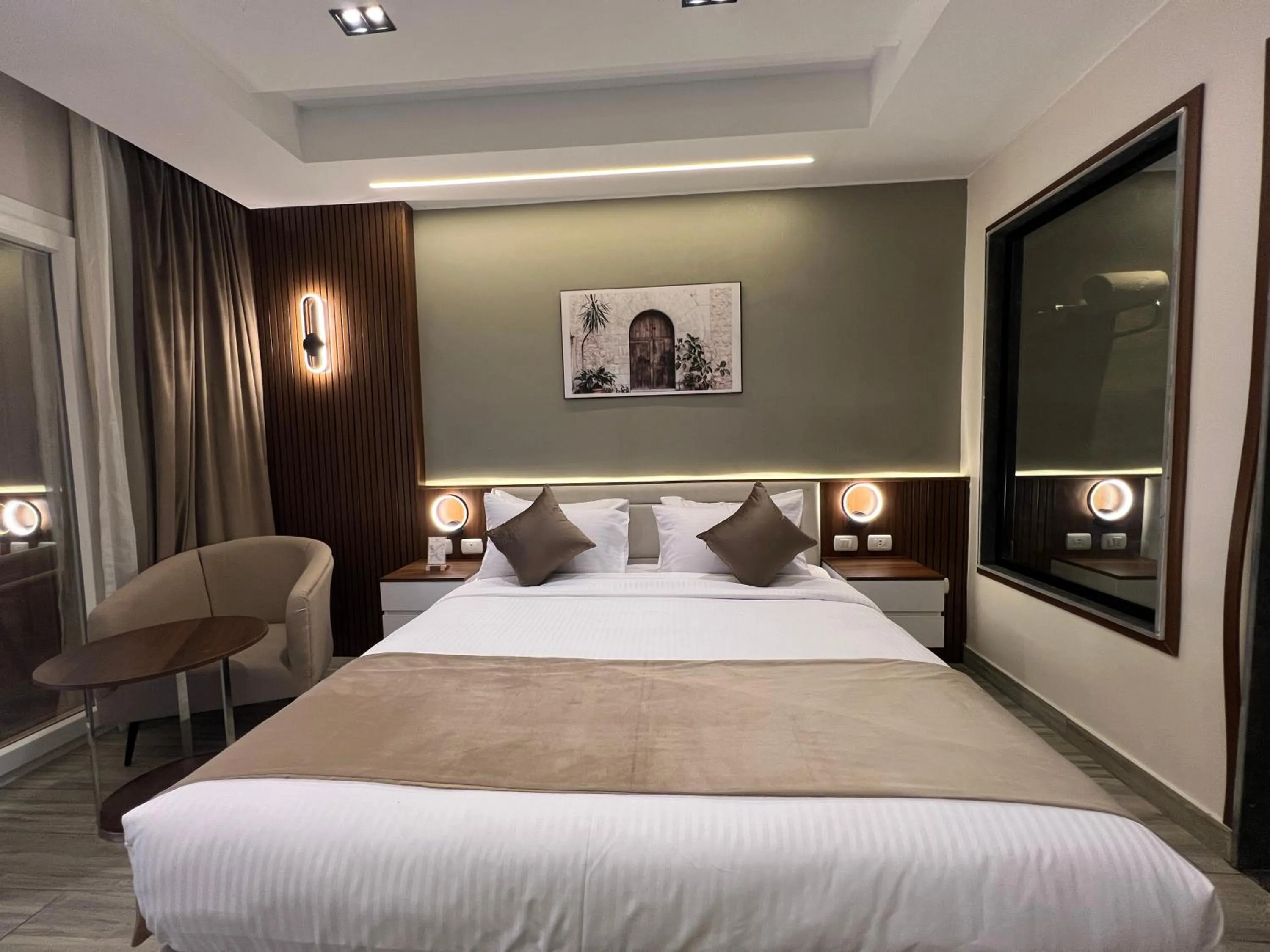 Bed in XU San Stefano Hotel Alexandria