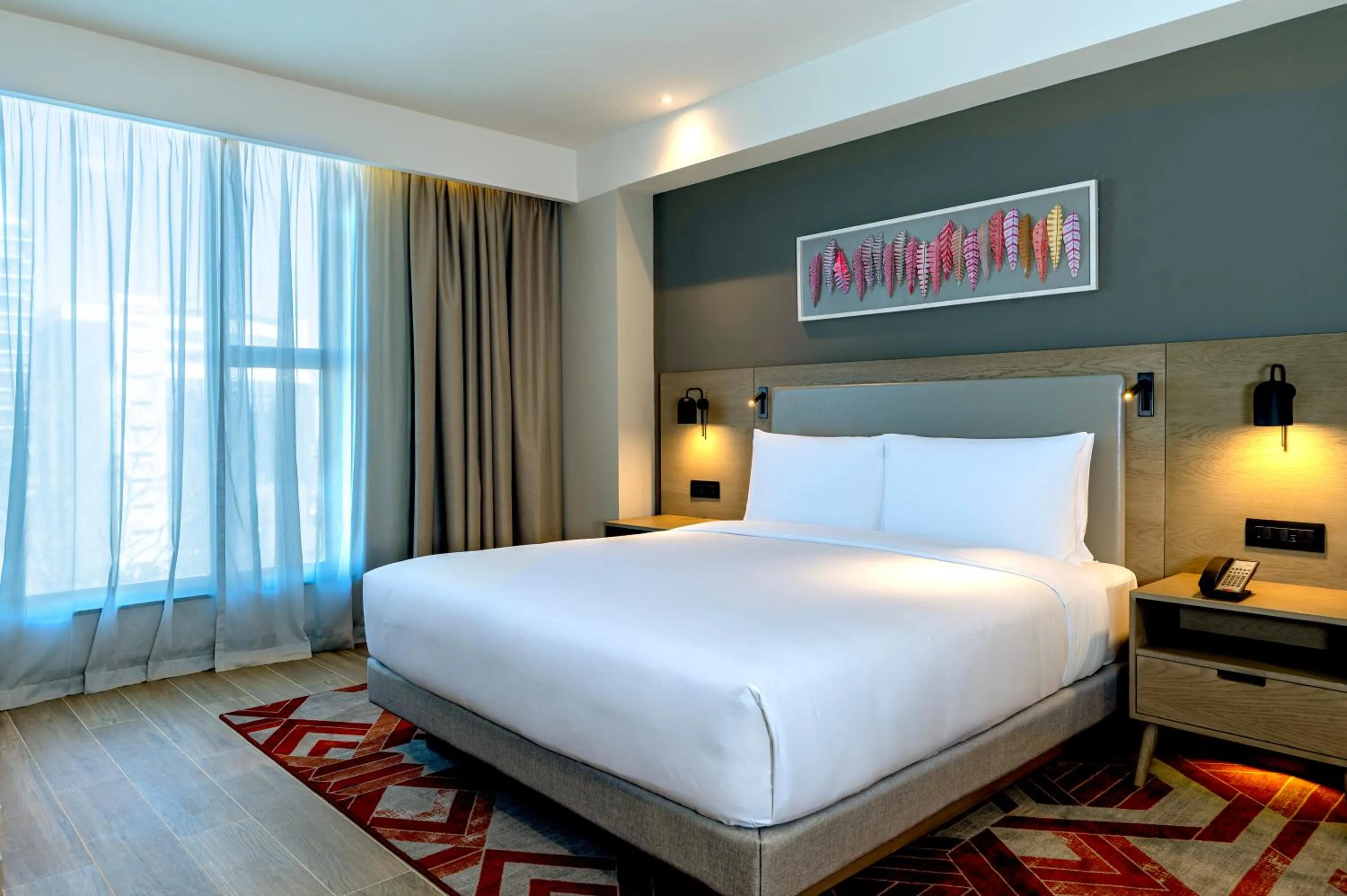 Bed in Hyatt House Nairobi Westlands