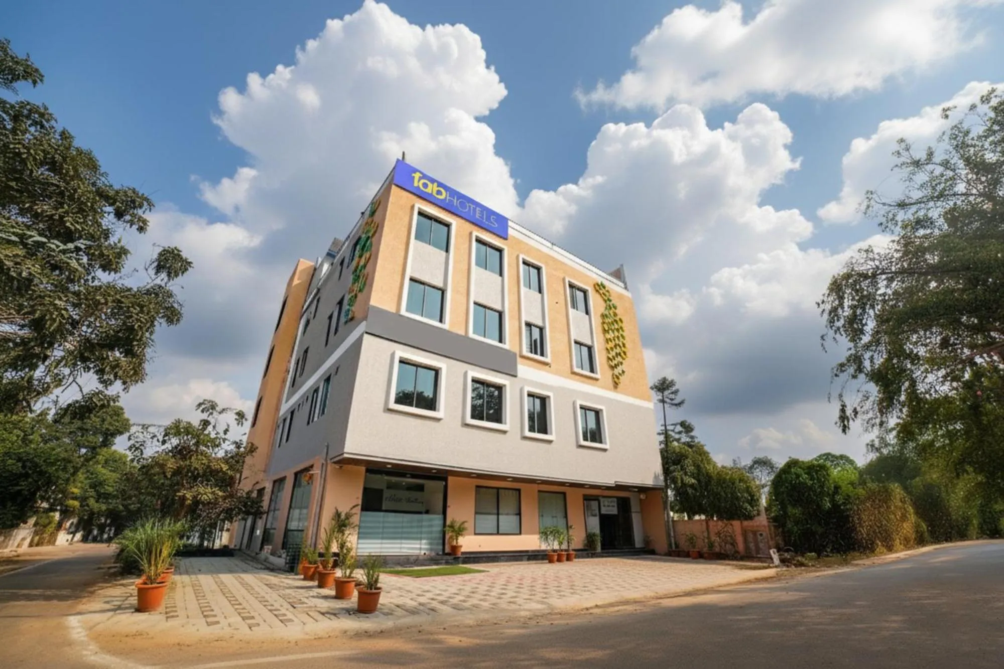 Property building in FabHotel Bliss Residency