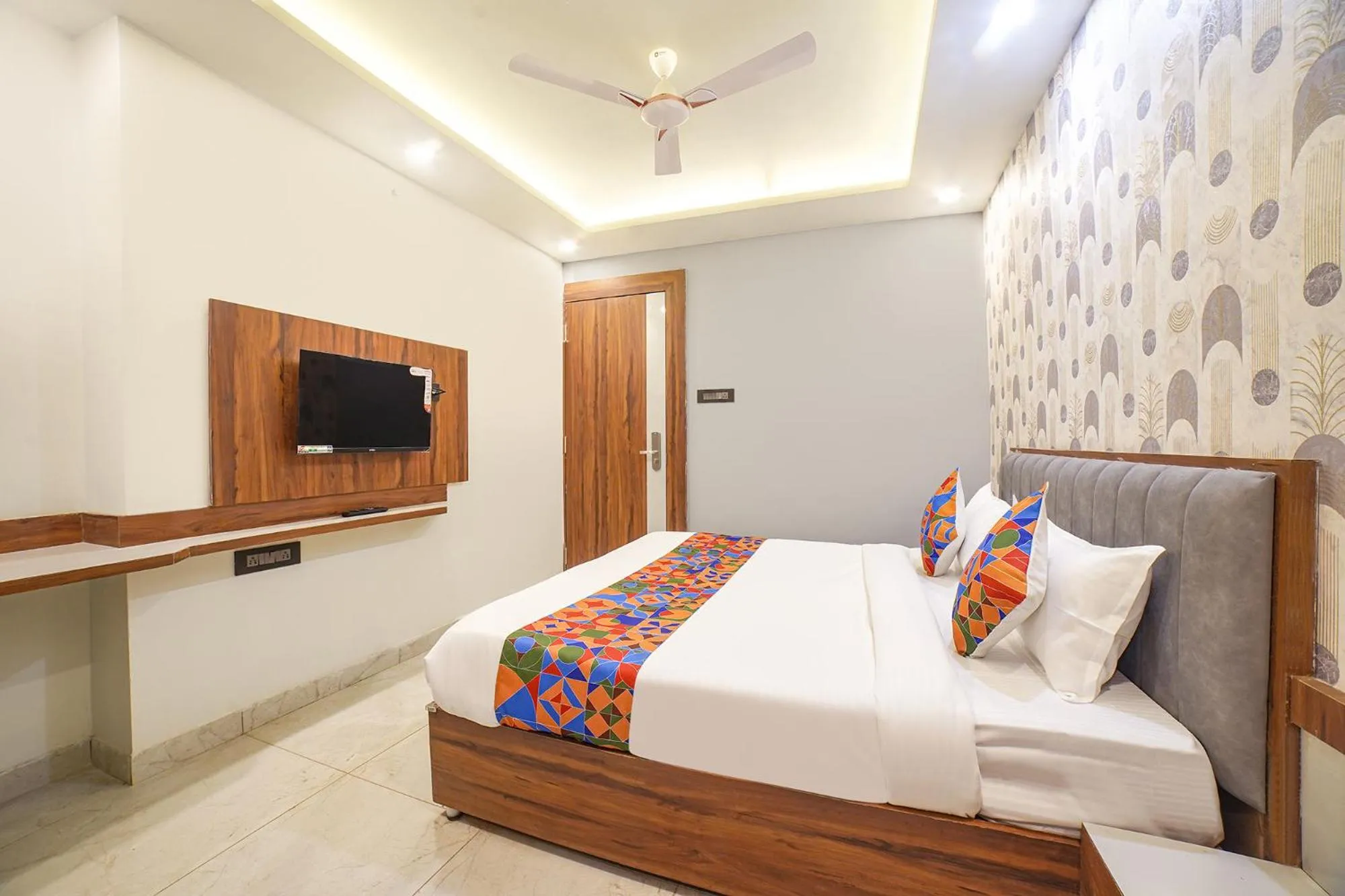 Bed in FabHotel Bliss Residency