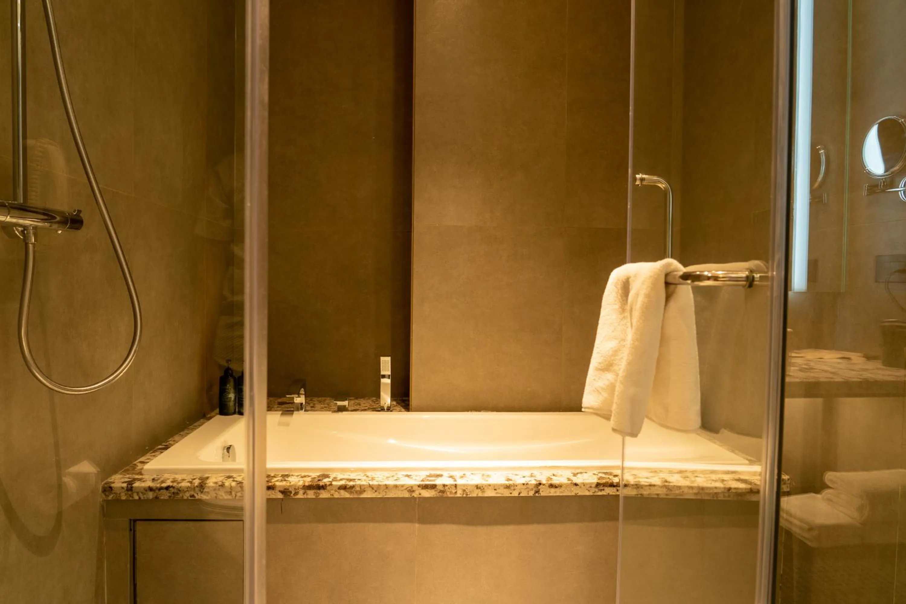 Shower in Ramada Encore By Wyndham Bhiwadi Phool Bagh Chowk