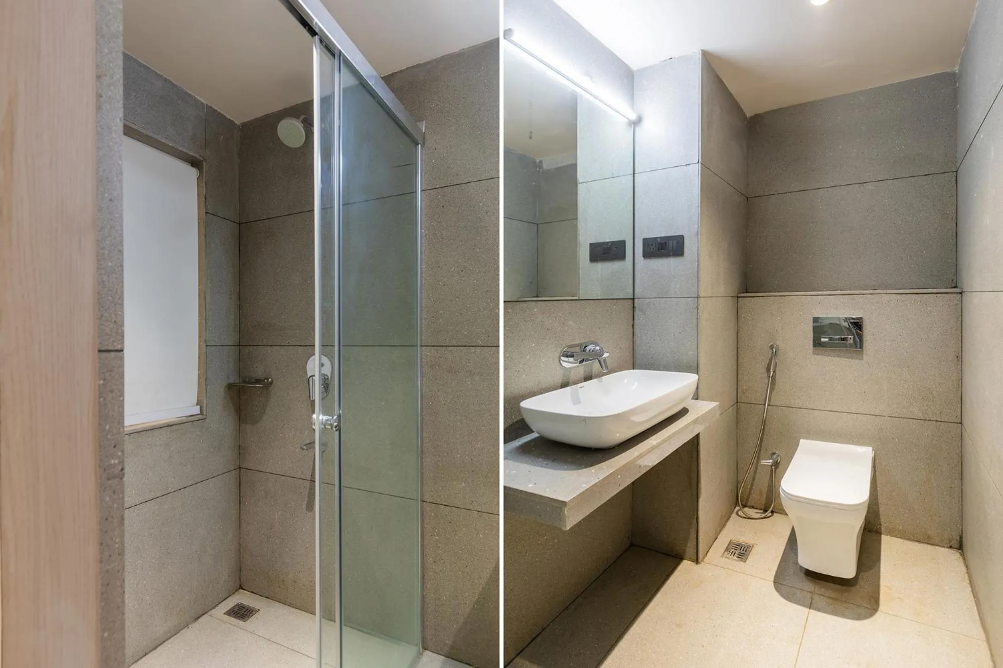 Bathroom in FabHotel Red Vibe - Kasturba Nagar