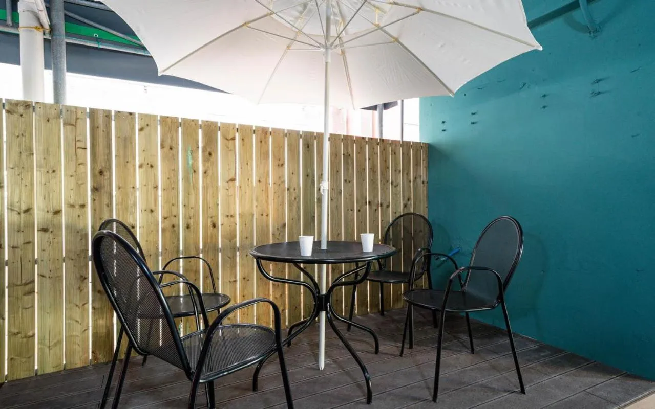 Seating area in Rosy Hotel