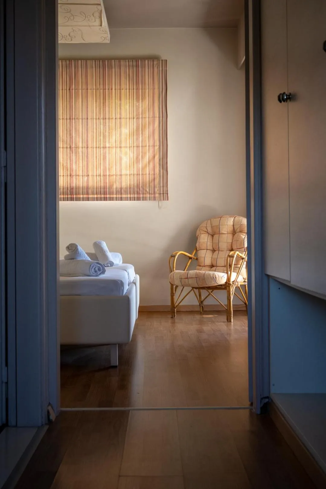 Bed in Triantafillas Suites