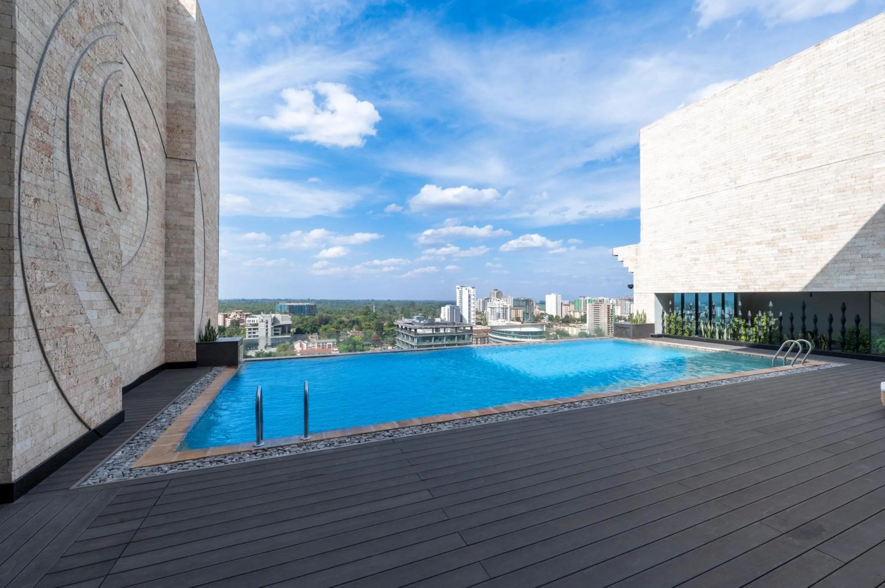 Pool view in Hyatt Place Nairobi Westlands