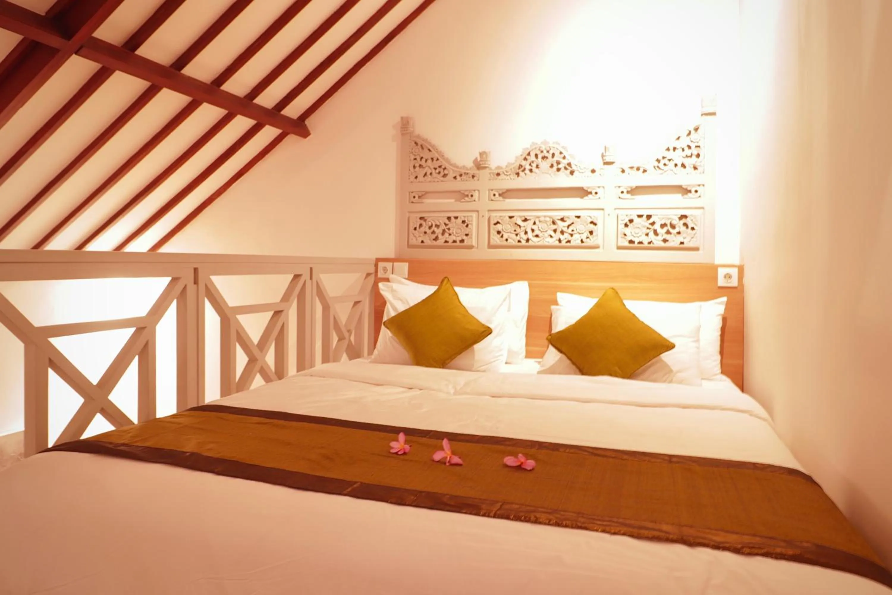 Living room, Bed in Amaya Residence Jimbaran