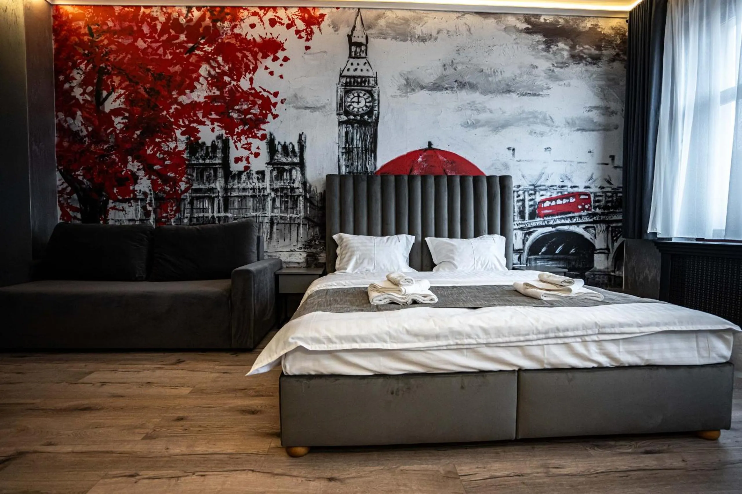 Bedroom, Bed in City Boutique Hotel Reghin