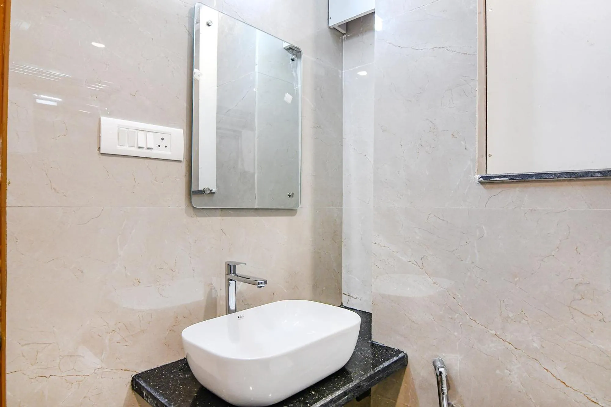 Bathroom in FabHotel Sonali Golden Palace - Nr Bhubaneswar Railway Station