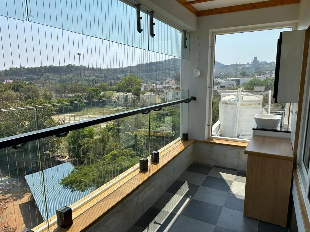 Balcony/Terrace in The VP Residency Towerrs