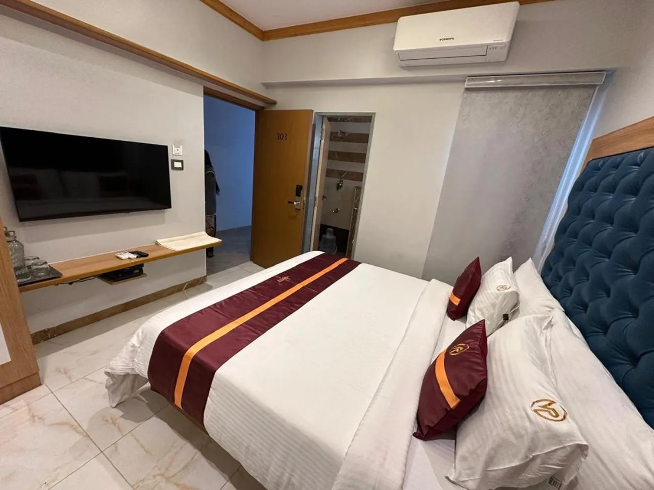 Bed in The VP Residency Towerrs