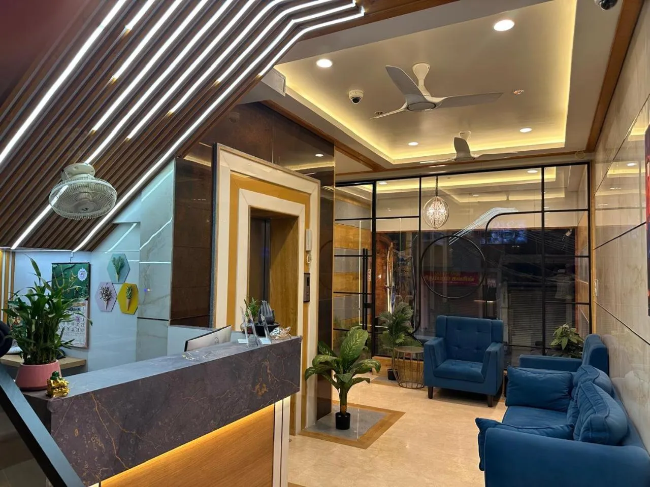 Lobby or reception in The VP Residency Towerrs