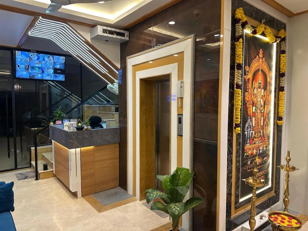 Lobby or reception in The VP Residency Towerrs