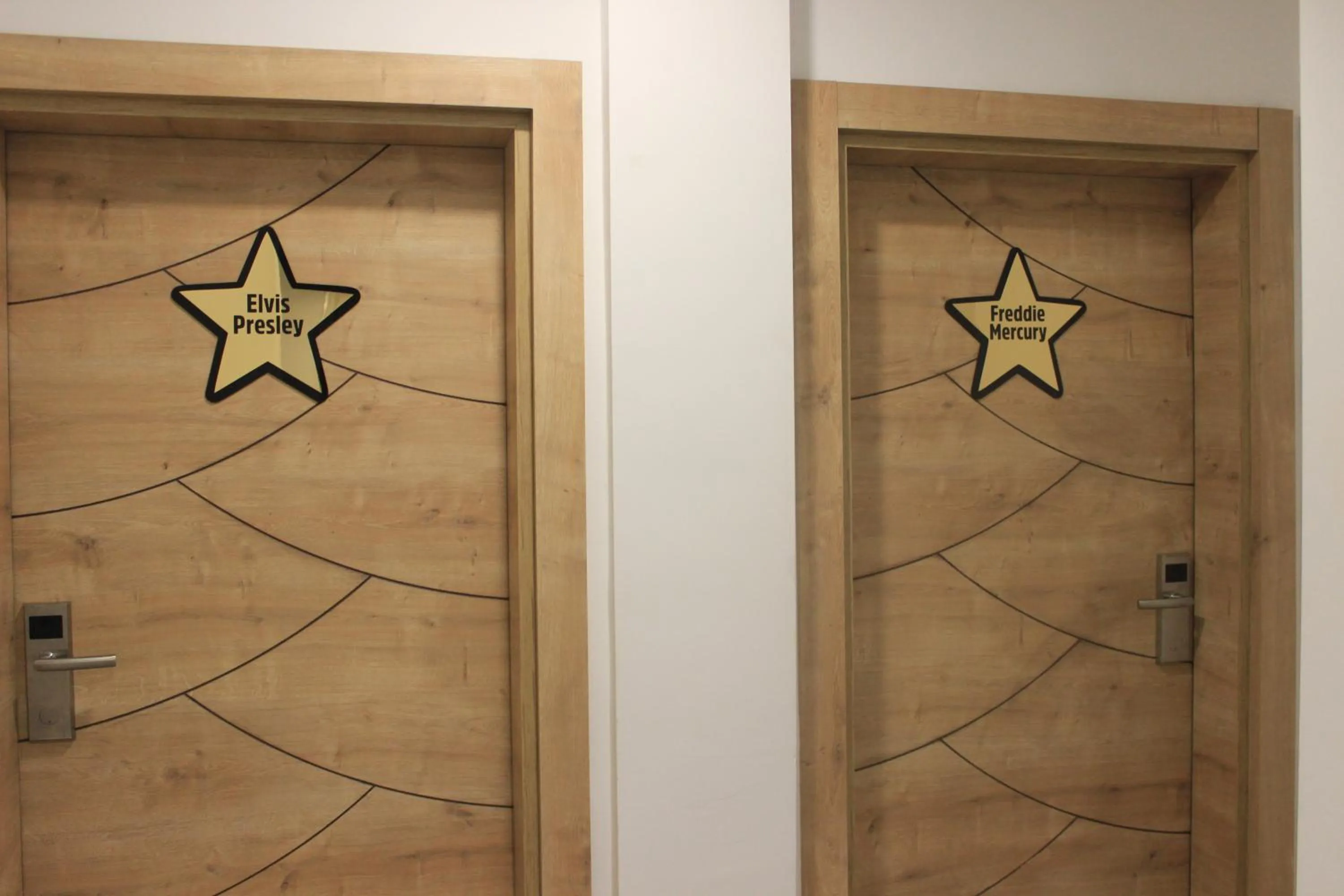 Decorative detail in Retro Star Suites