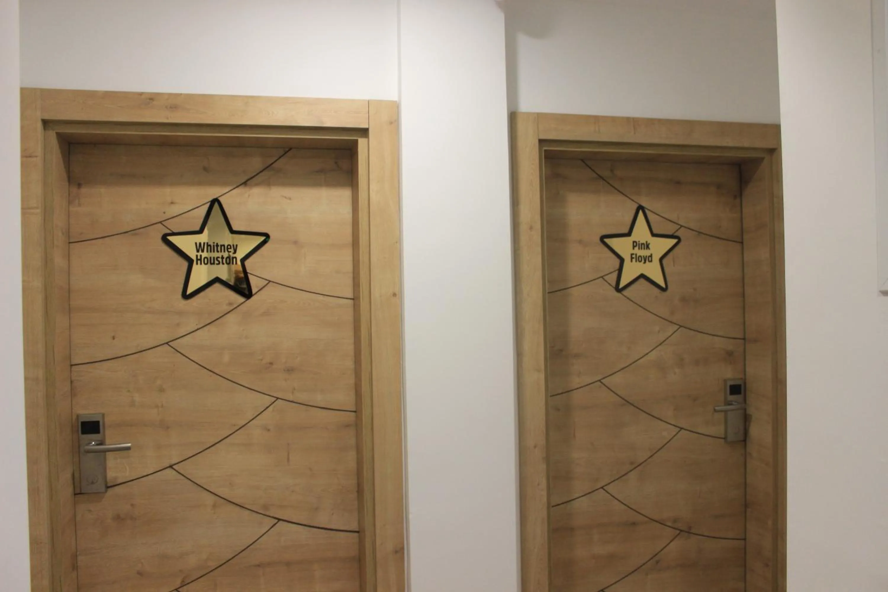 Decorative detail in Retro Star Suites