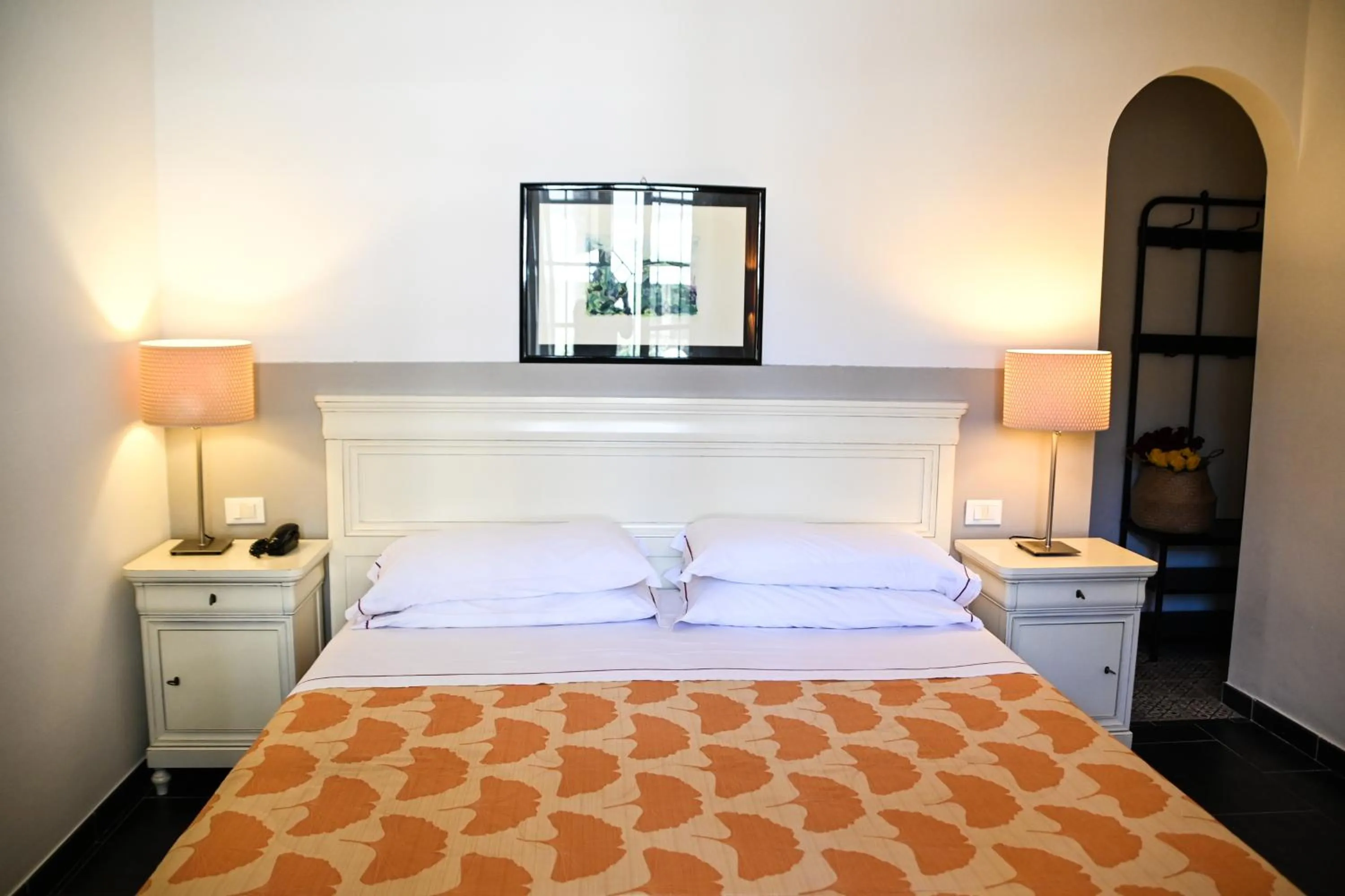 Bed in Villa Imperiale Hotel