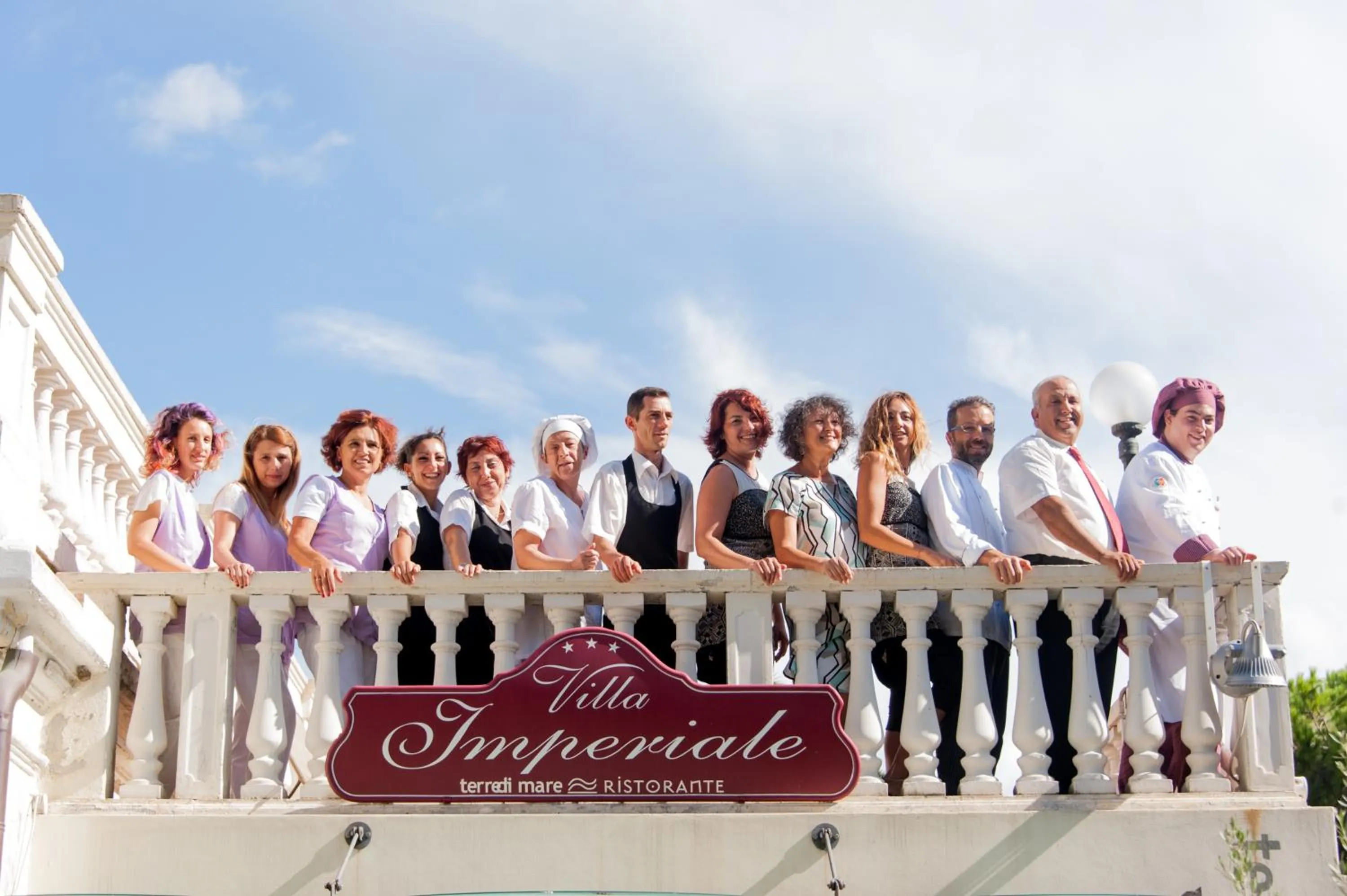 Staff in Villa Imperiale Hotel