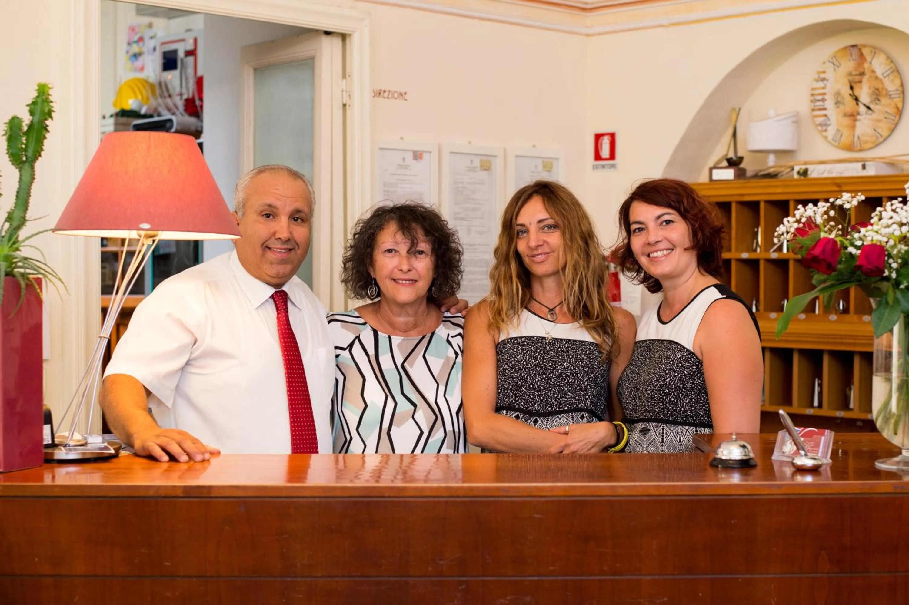 Lobby or reception in Villa Imperiale Hotel