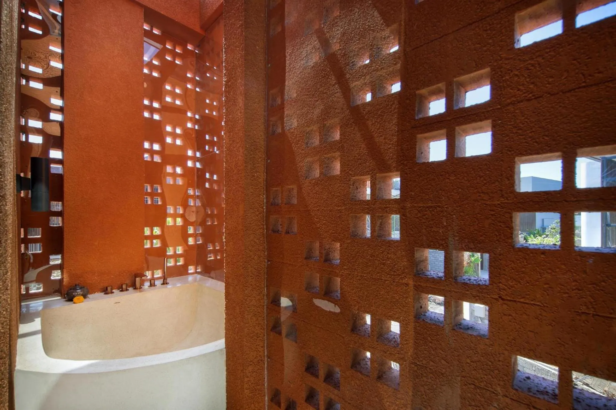 Bath in Earth Villa Canggu by Ini Vie Hospitality