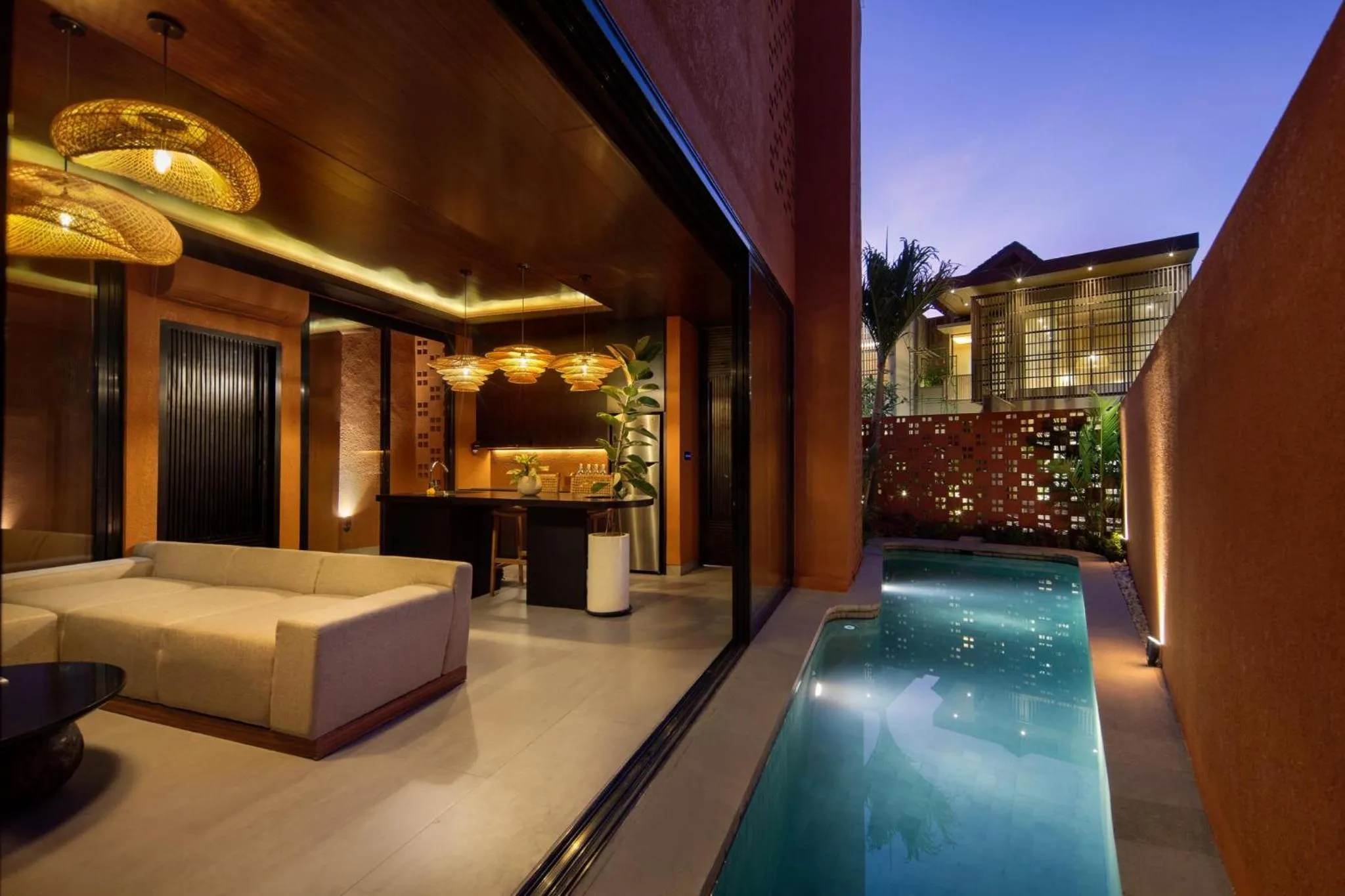 Swimming pool in Earth Villa Canggu by Ini Vie Hospitality