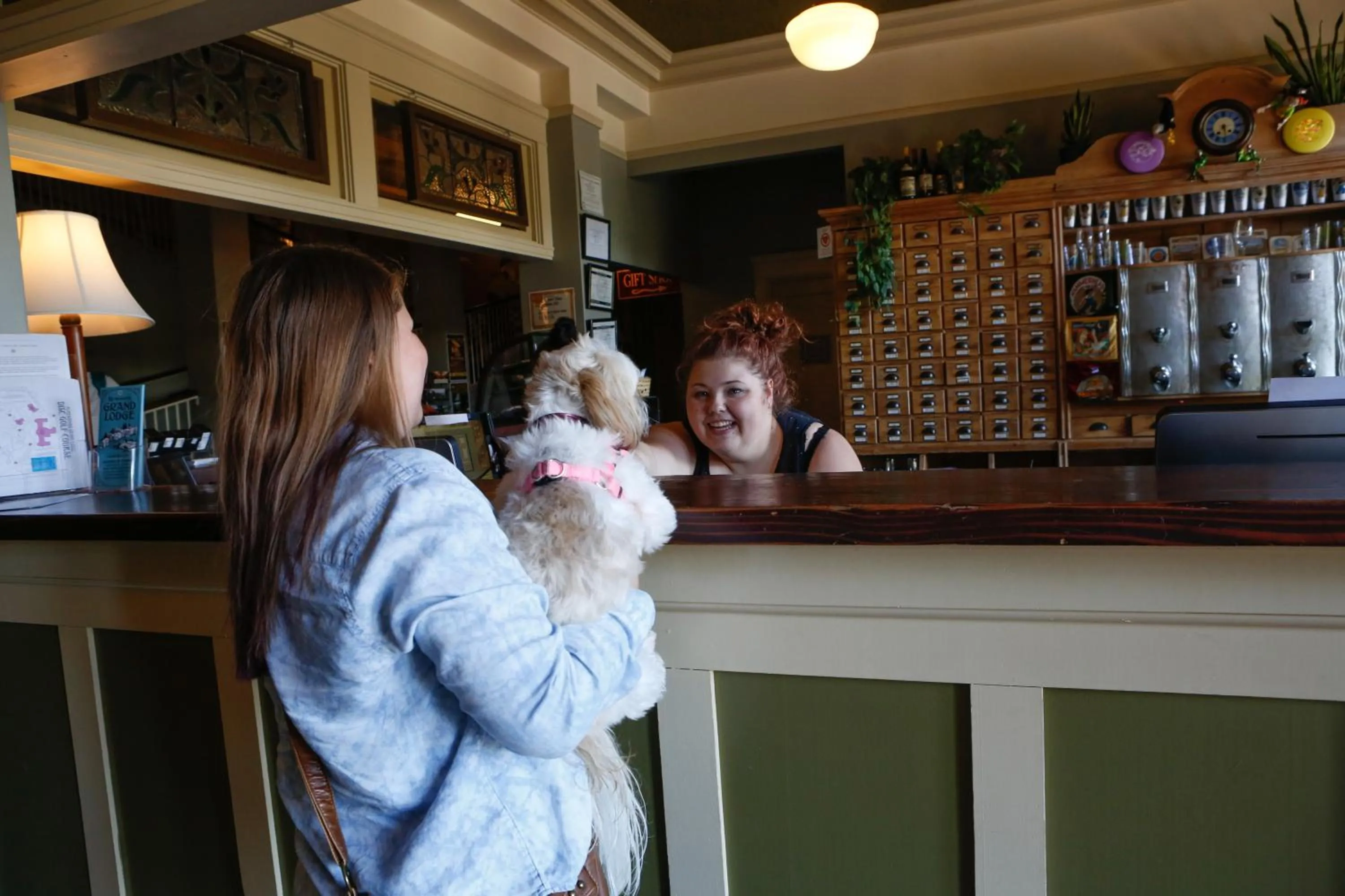 Lobby or reception in McMenamins Grand Lodge