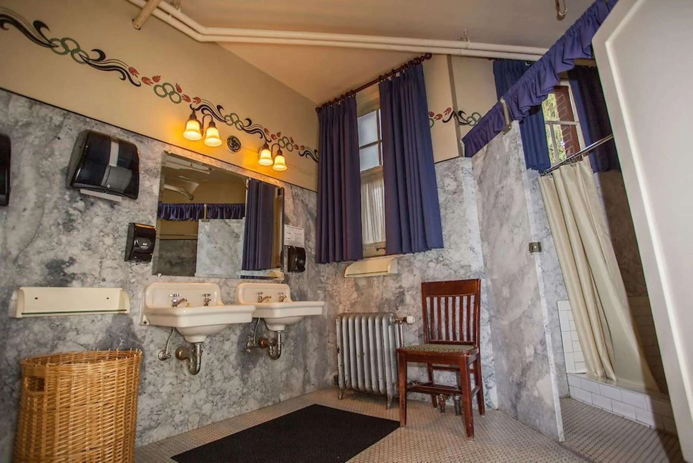 Bathroom in McMenamins Grand Lodge