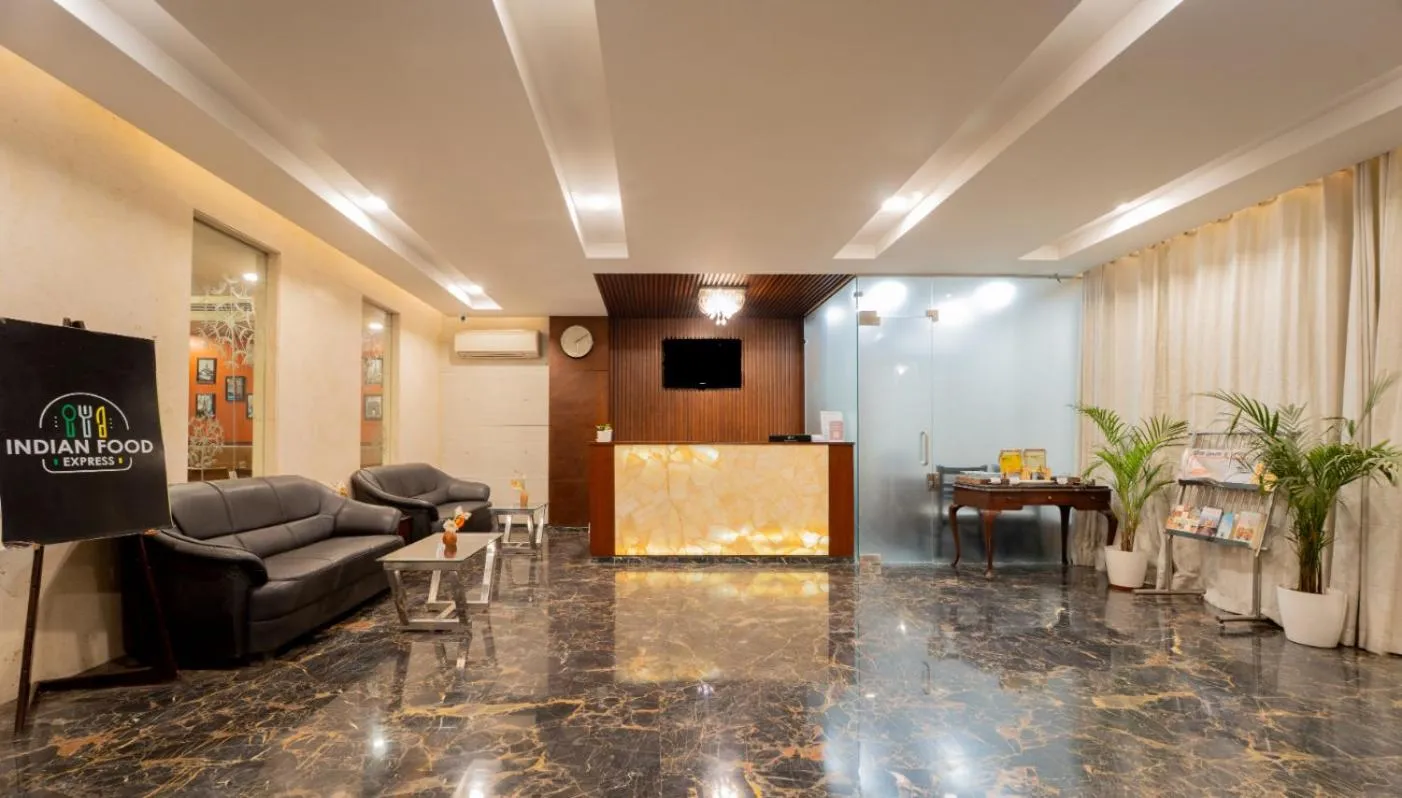 Lobby or reception in HHW Hotel- Agra