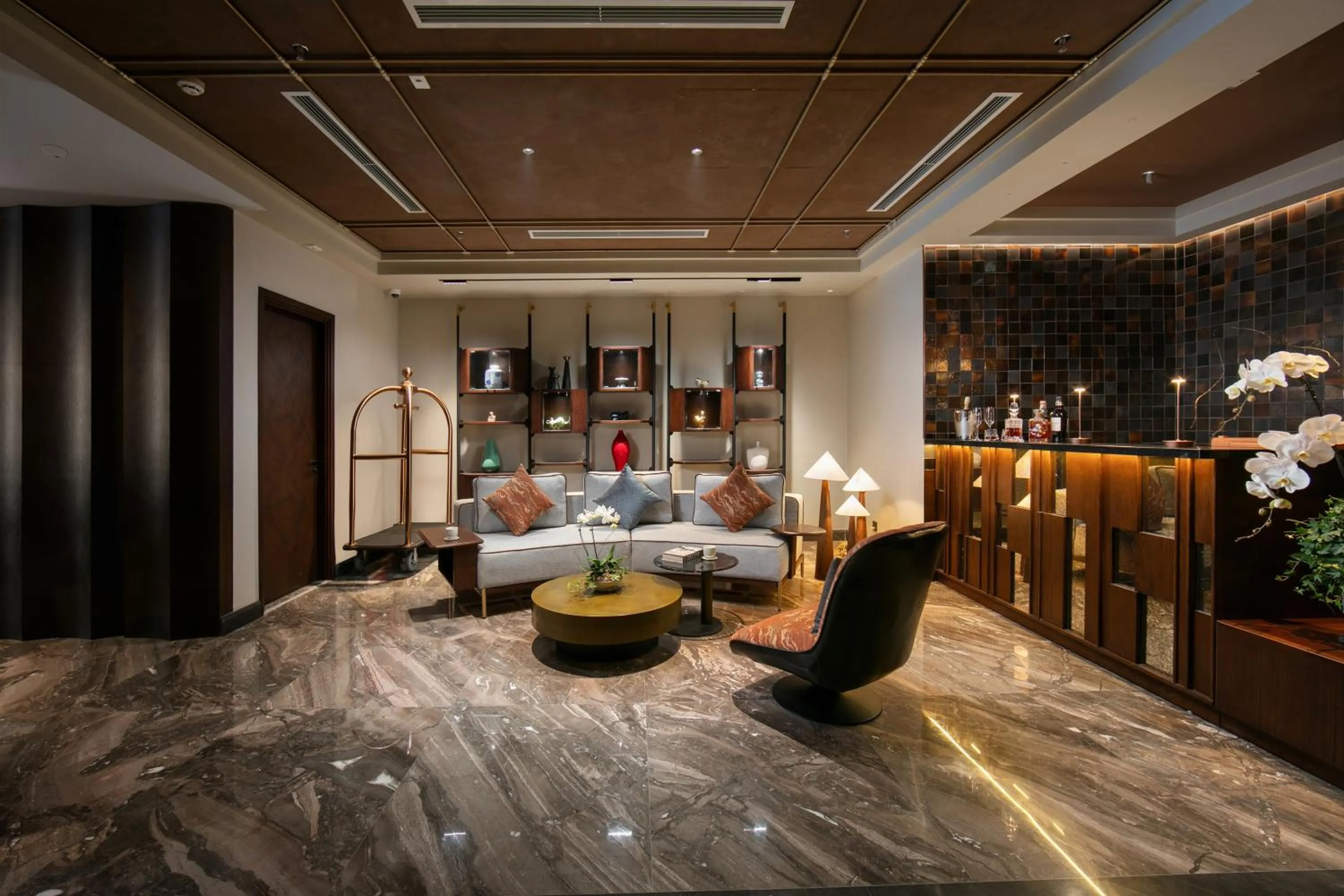 Lounge or bar in HOTEL de LAGOM