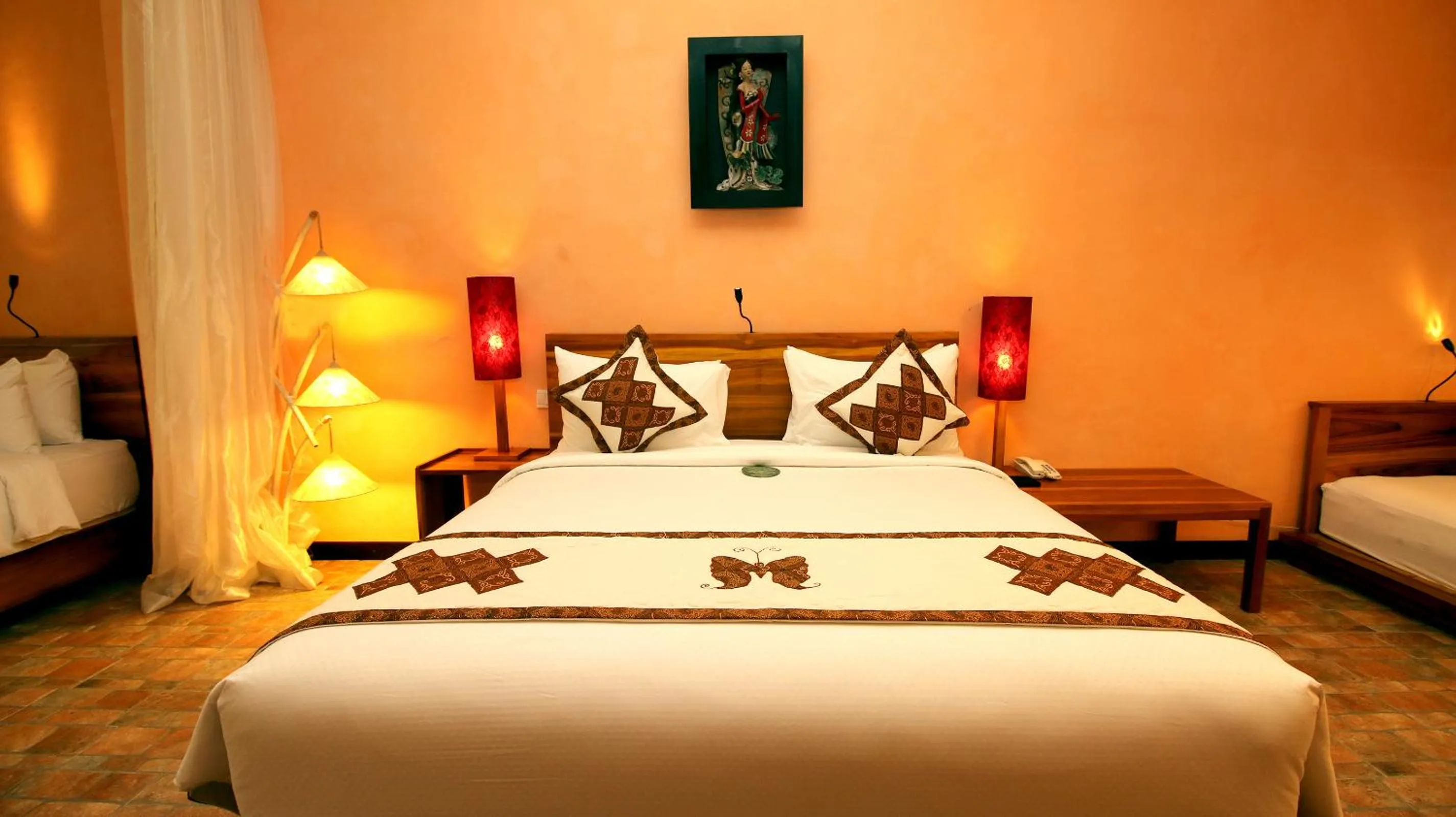 Bedroom, Bed in Jungle Retreat by Kupu Kupu Barong