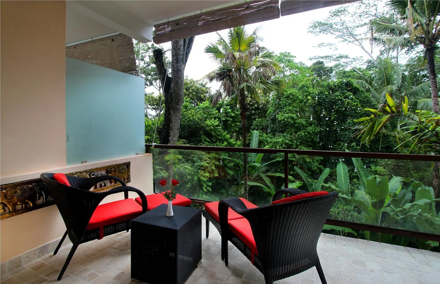 Balcony/Terrace in Jungle Retreat by Kupu Kupu Barong