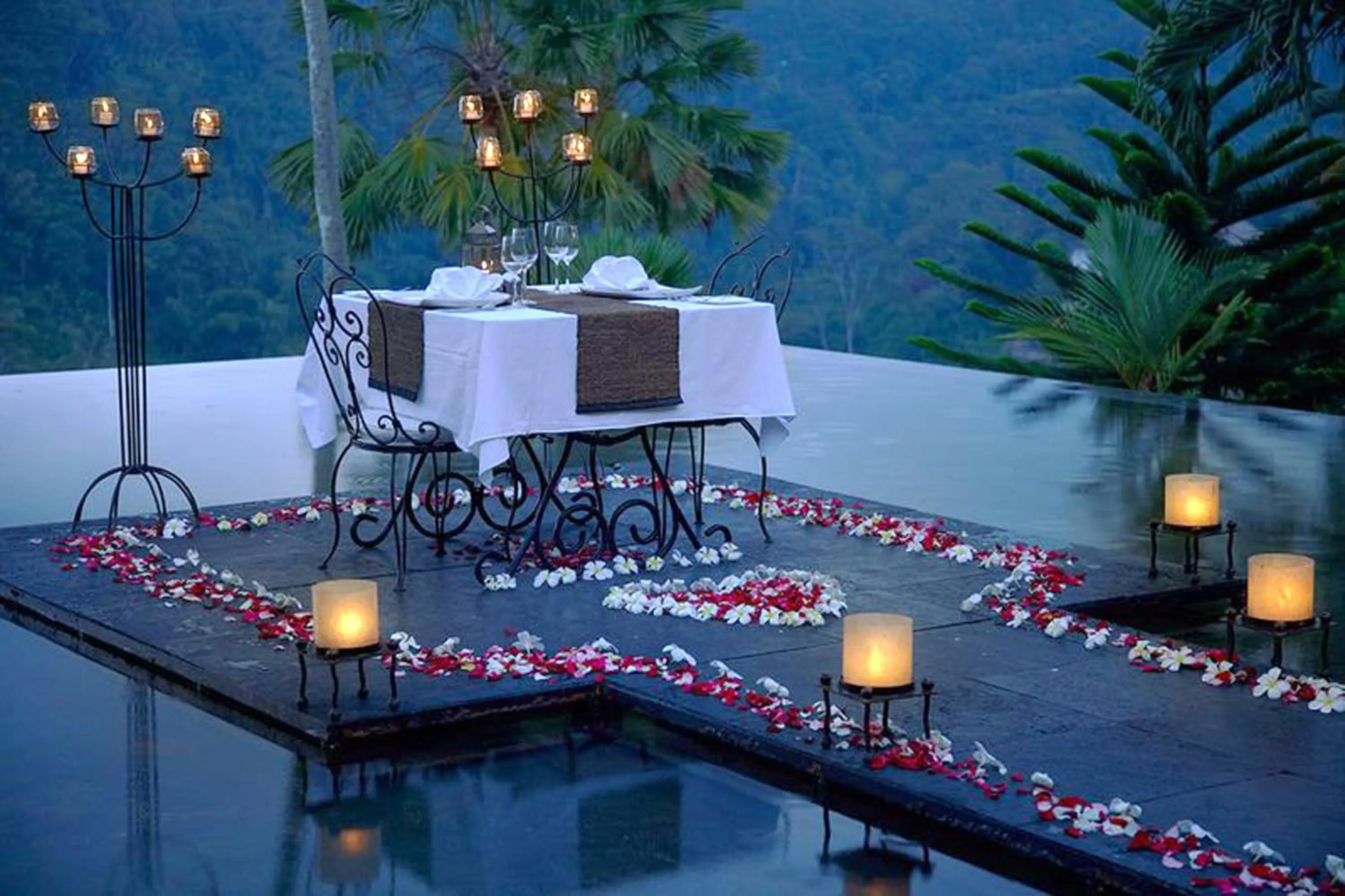 Dining area in Jungle Retreat by Kupu Kupu Barong