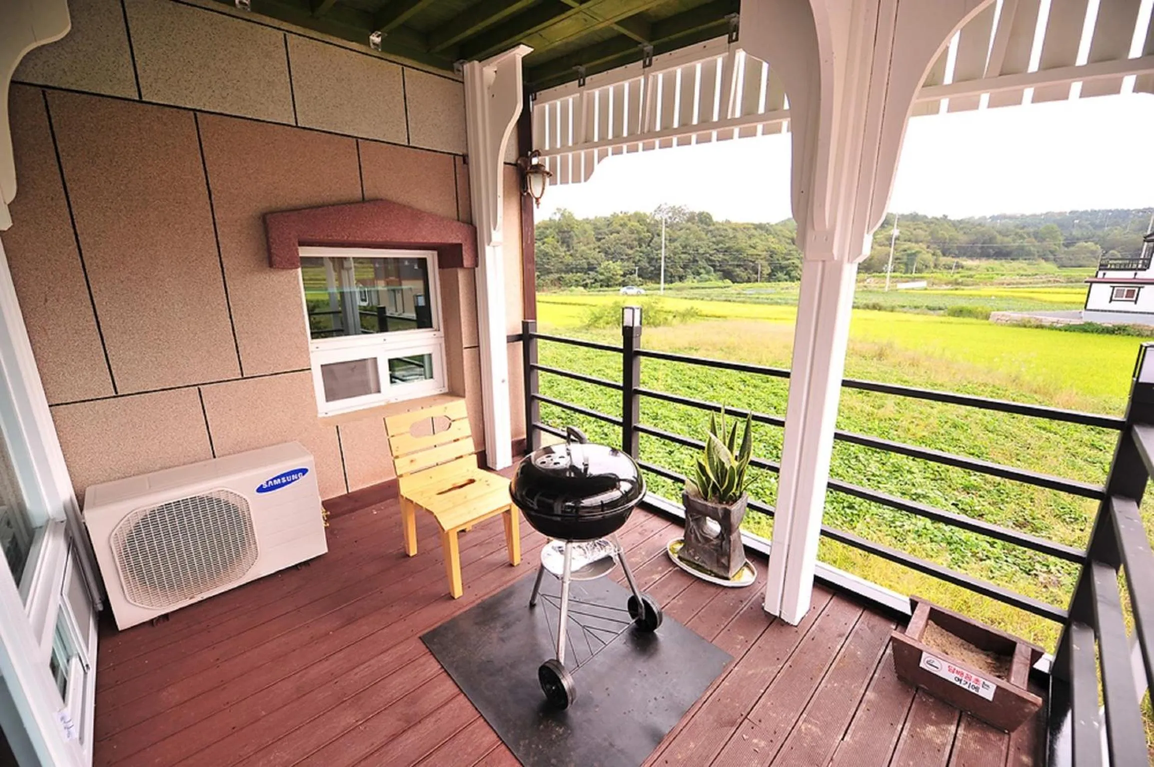 BBQ facilities in Yejeon Pension
