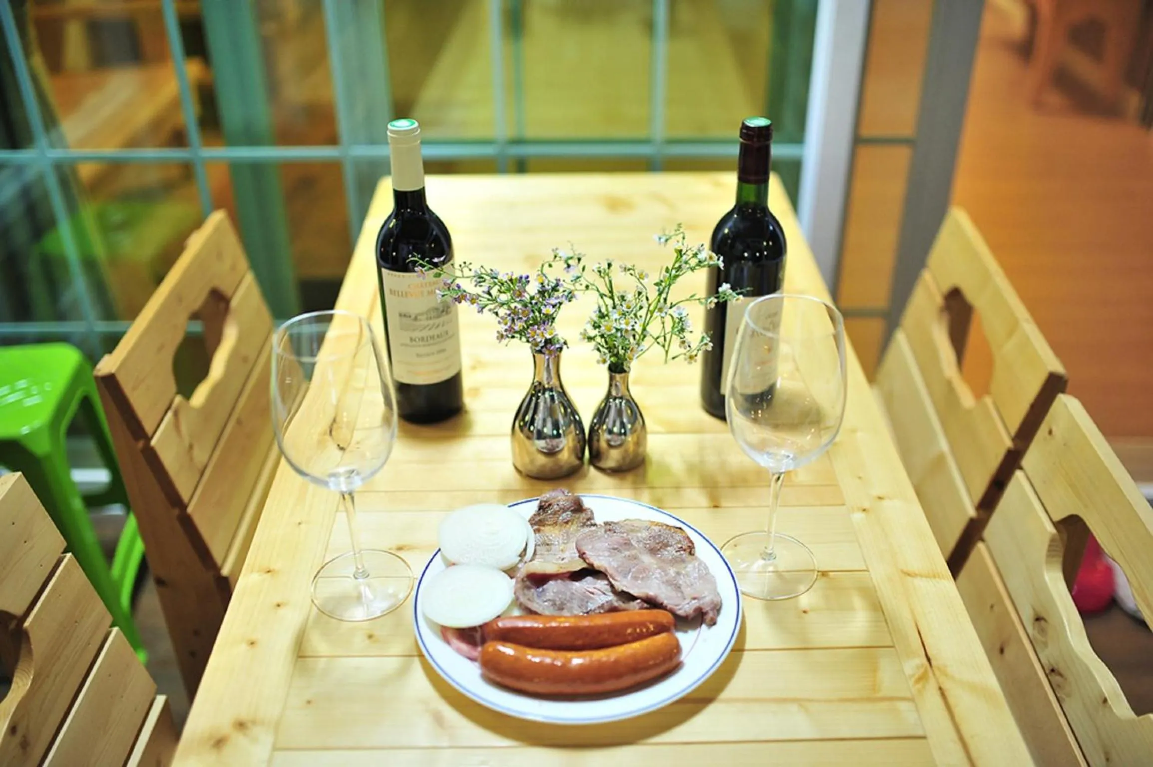 Balcony/Terrace in Yejeon Pension